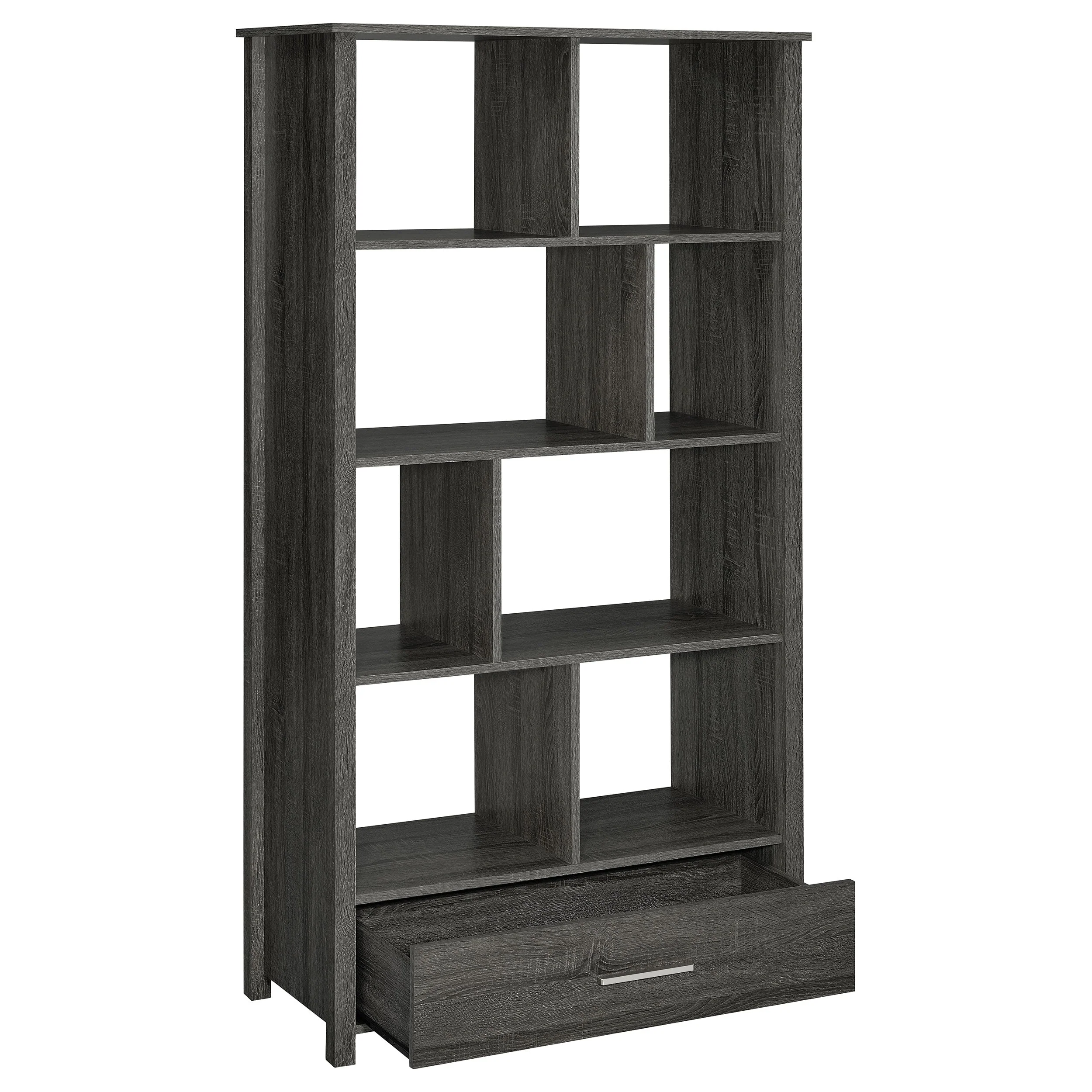 Dylan 68-inch 4-shelf Storage Bookshelf High Gloss - Image 8