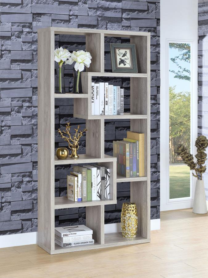 Theo 71-inch 6-shelf Bookshelf - Image 4