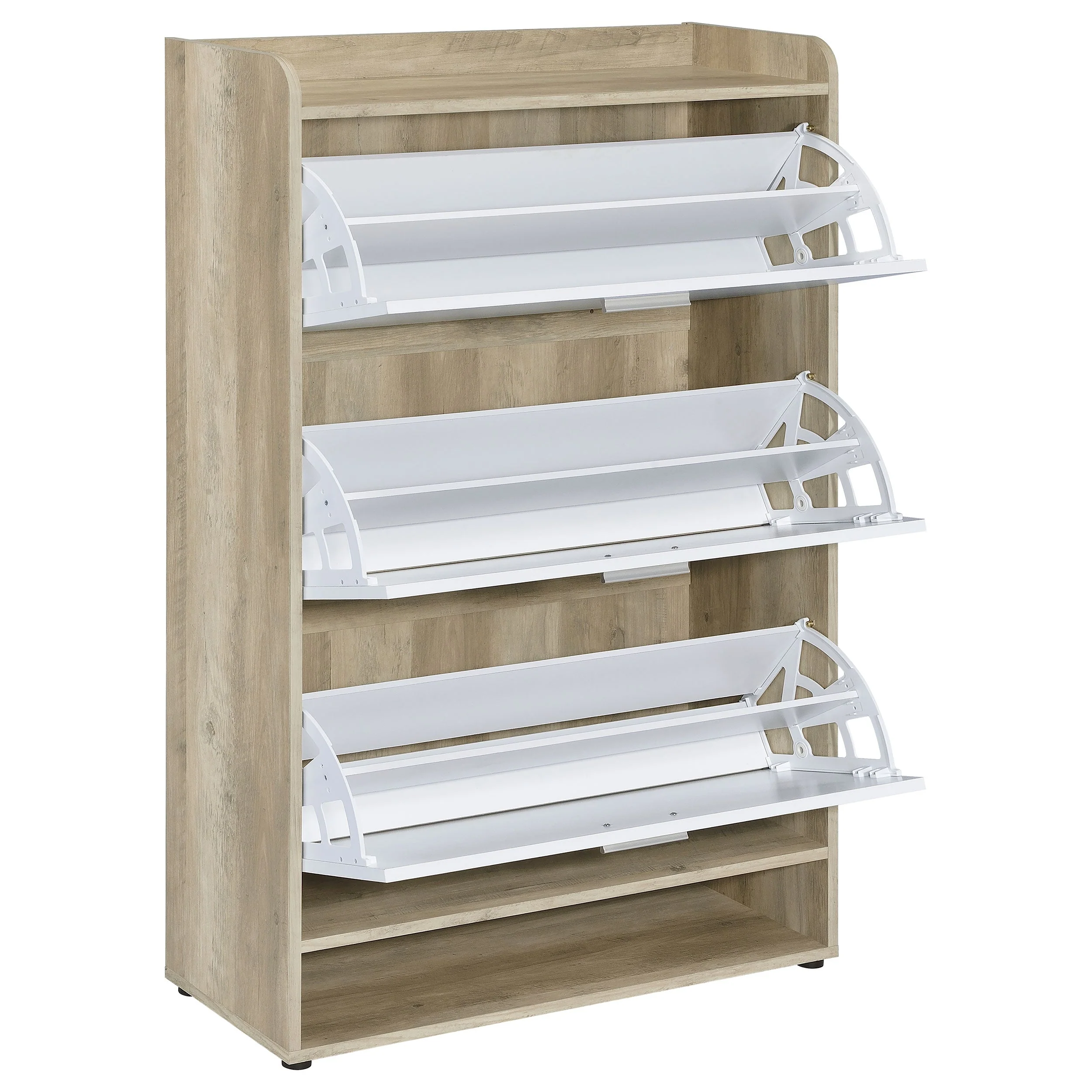 Denia 3-tier Engineered Wood Shoe Cabinet - Image 9