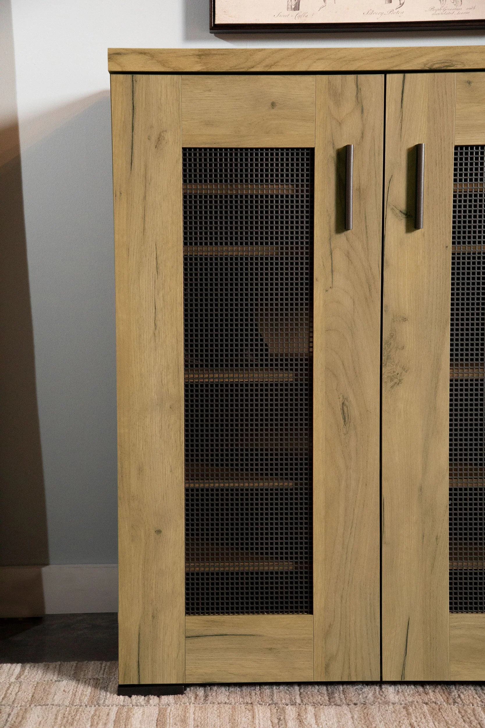 Bristol 6-shelf Engineered Wood Shoe Cabinet Golden Oak - Image 10