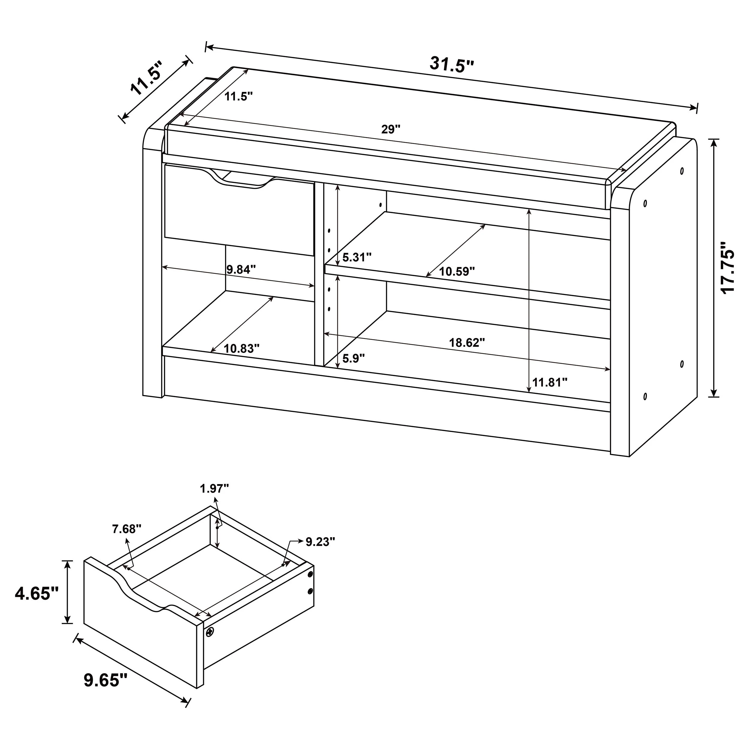 Arrington Storage Bench - Image 26