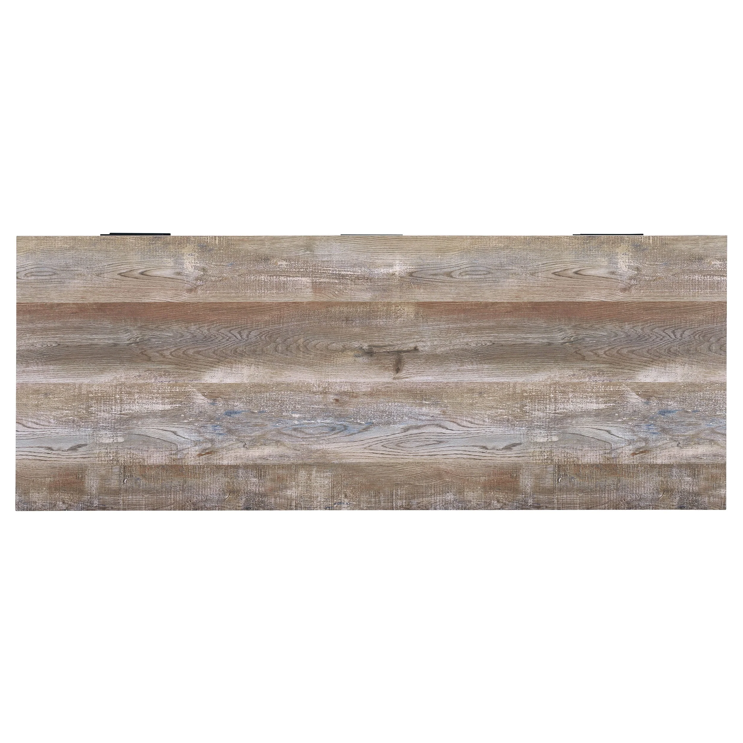Samson 60-inch 4-drawer Office Computer Desk Weathered Oak - Image 9