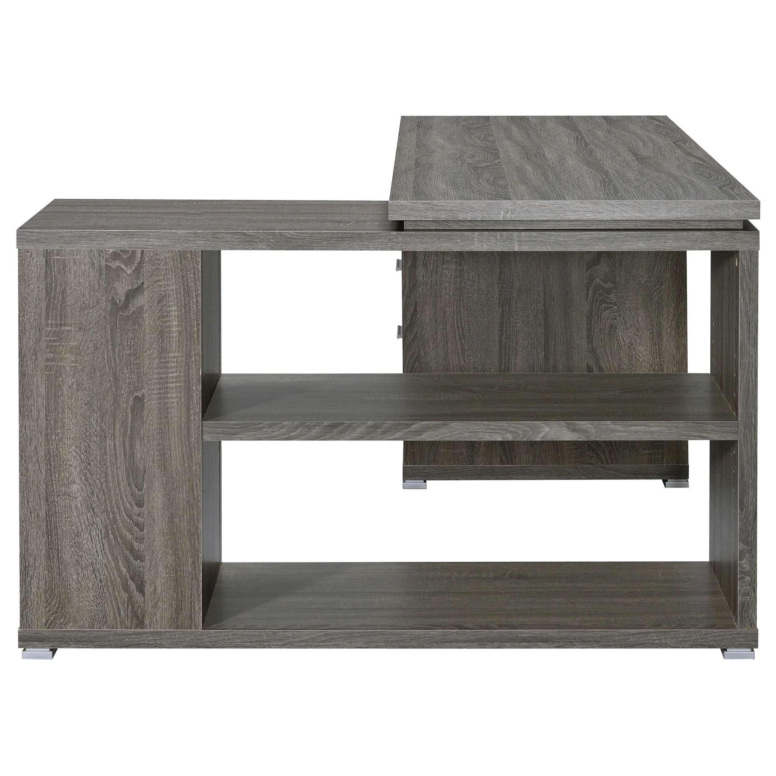 Yvette 60-inch 3-drawer L-Shape Computer Desk - Image 27