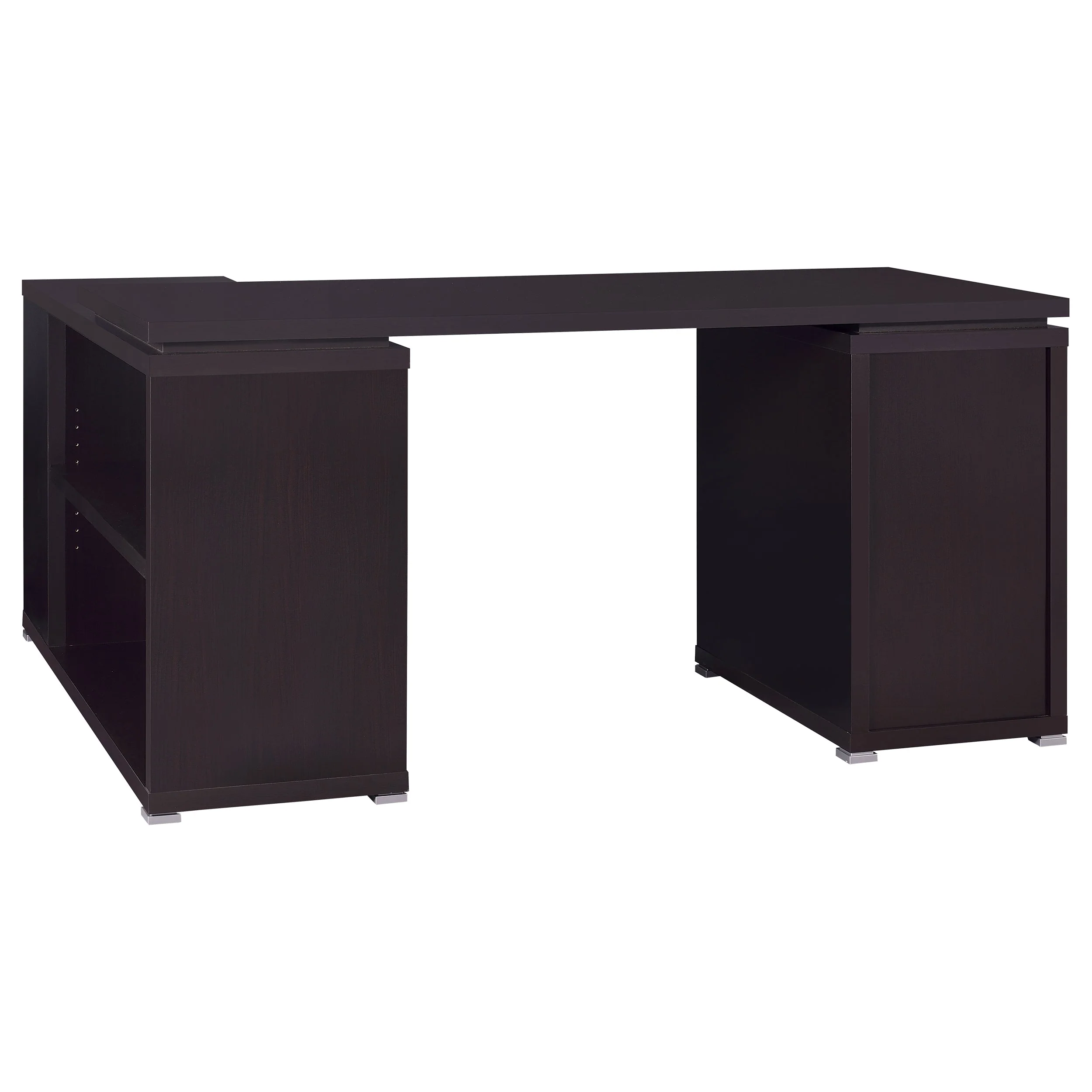 Yvette 60-inch 3-drawer L-Shape Computer Desk - Image 30