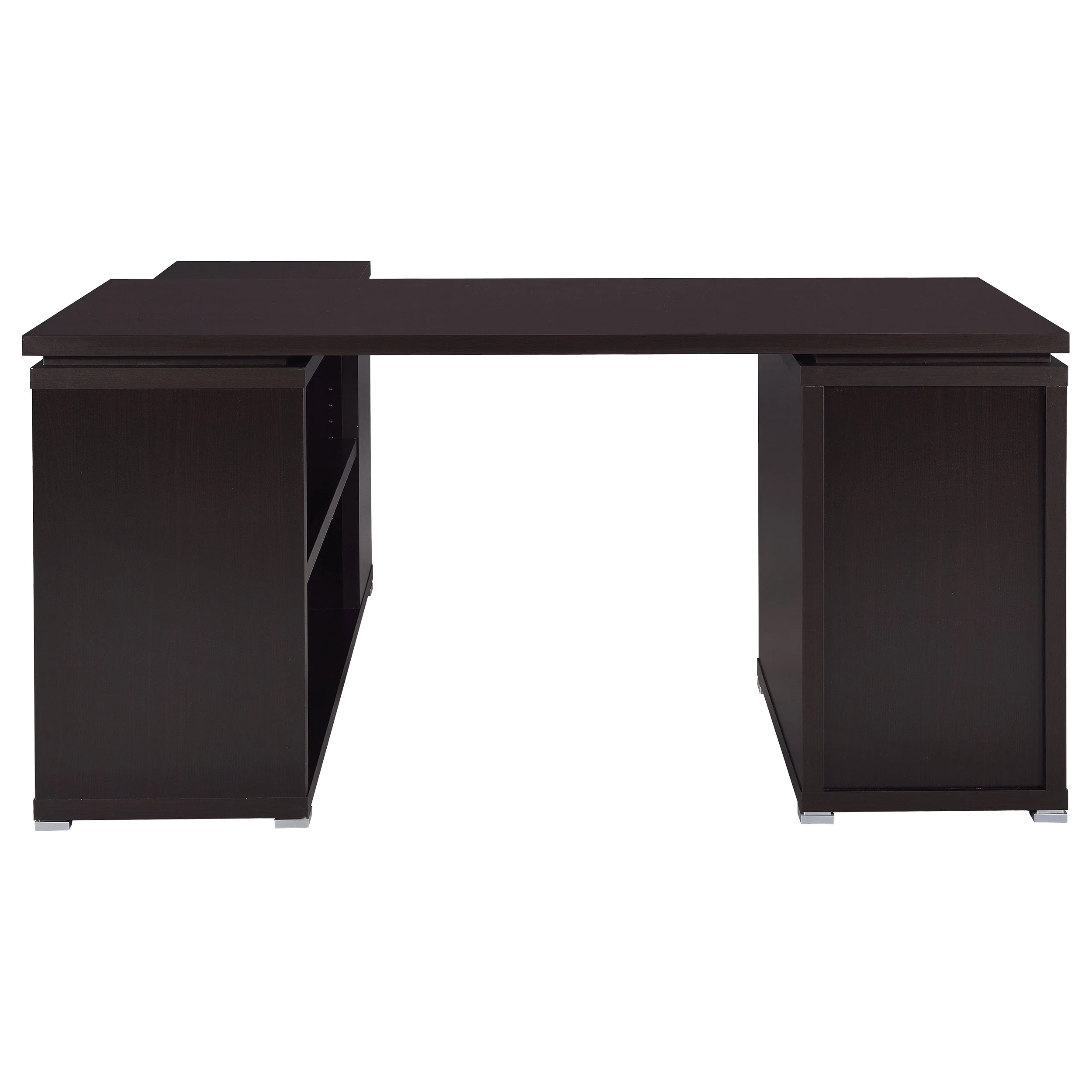 Yvette 60-inch 3-drawer L-Shape Computer Desk - Image 34