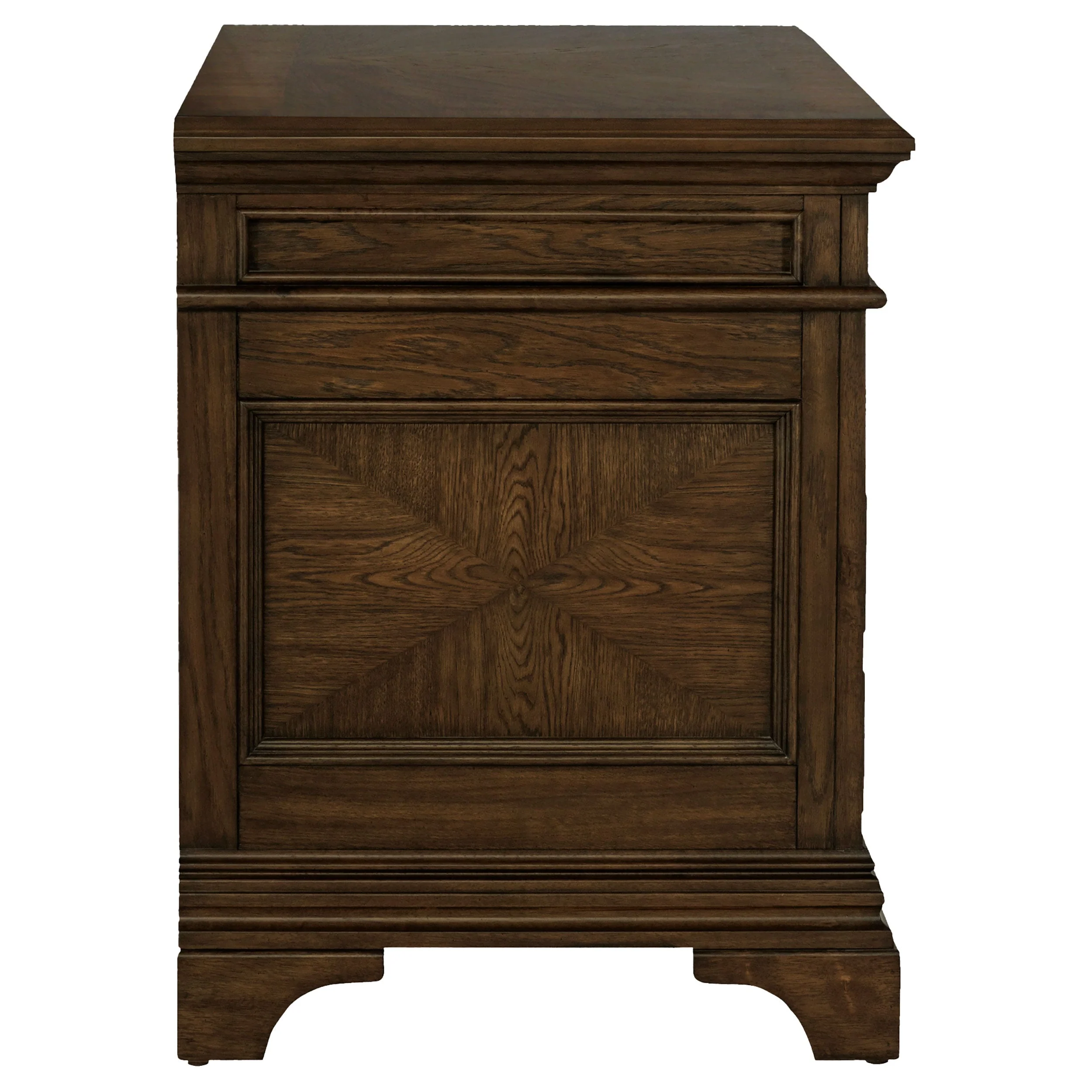 Hartshill 5-drawer Home Office File Cabinet Burnished Oak - Image 9