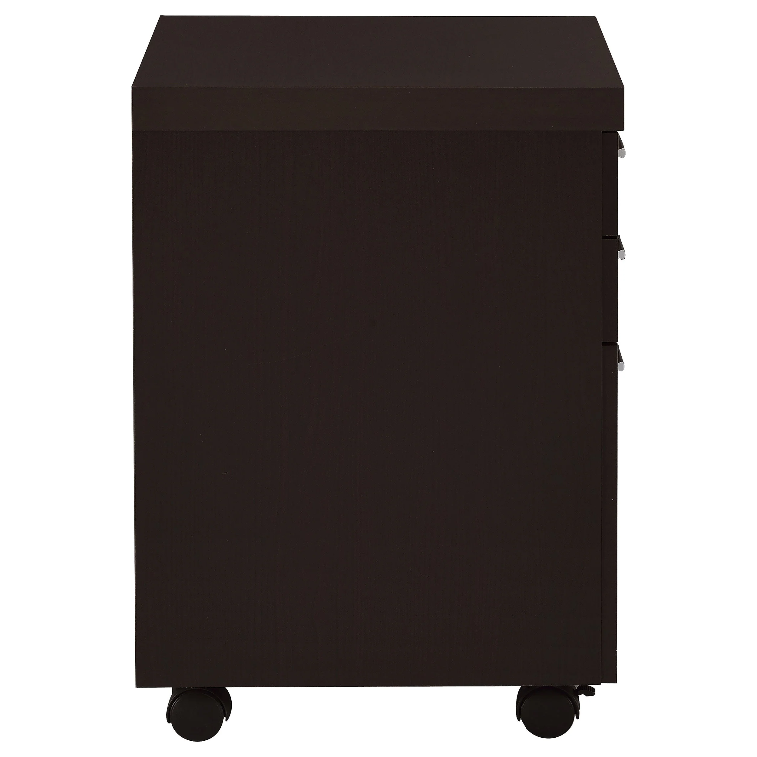 Skylar 3-drawer Home Office Mobile File Cabinet Cappuccino - Image 11