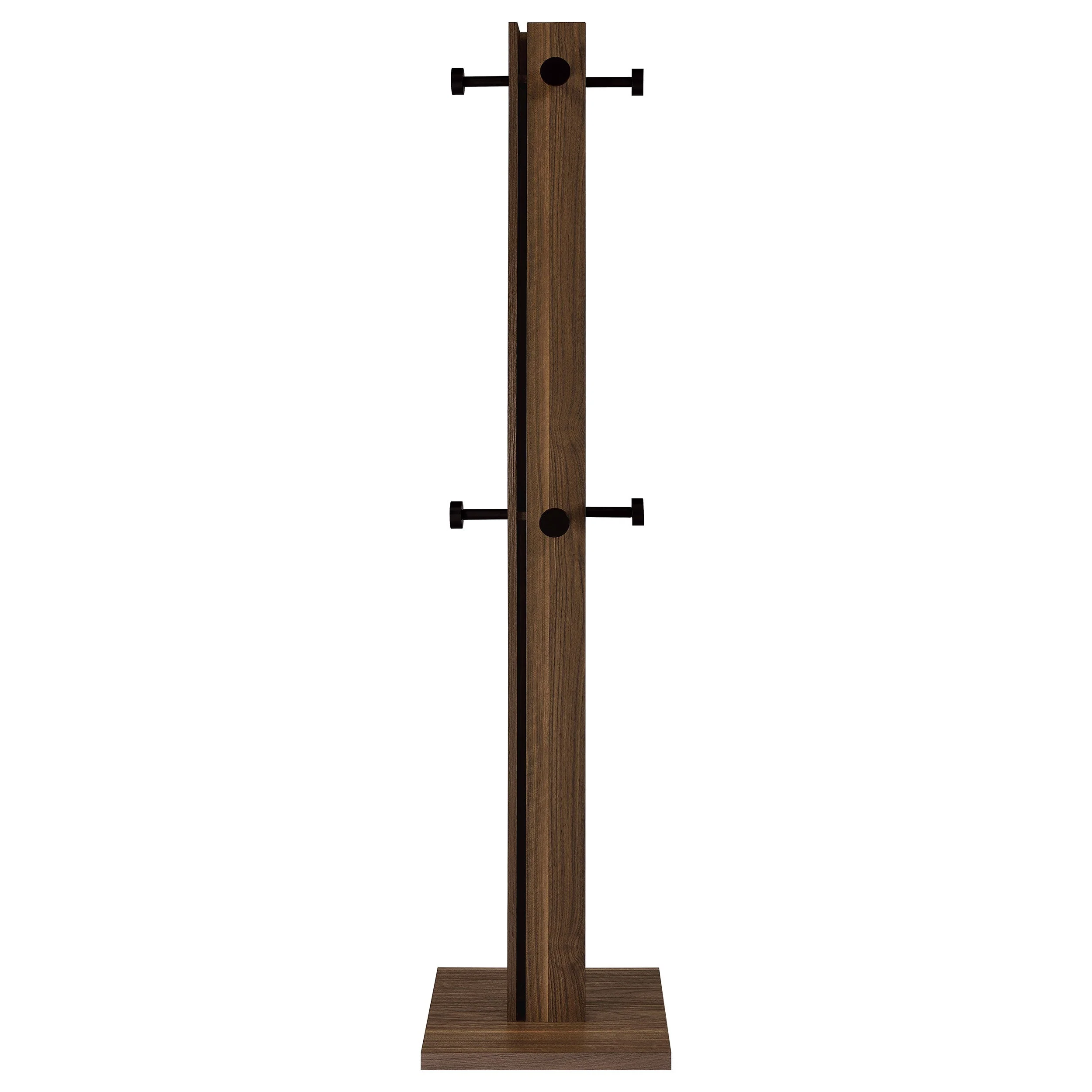Rikkie Engineered Wood Coat Rack Walnut - Image 4