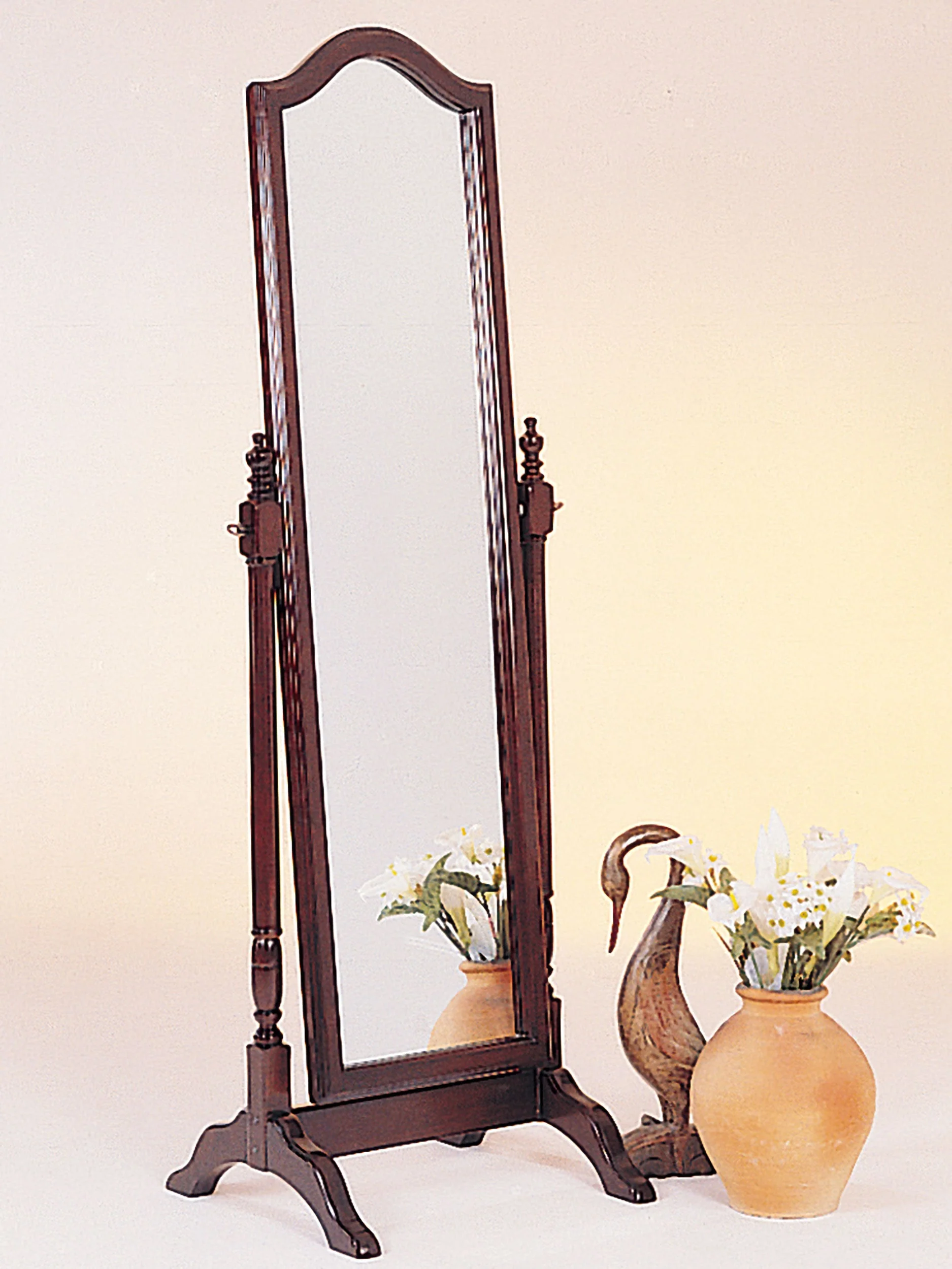 Cabot Wood Adjustable Full Length Cheval Mirror - Image 6