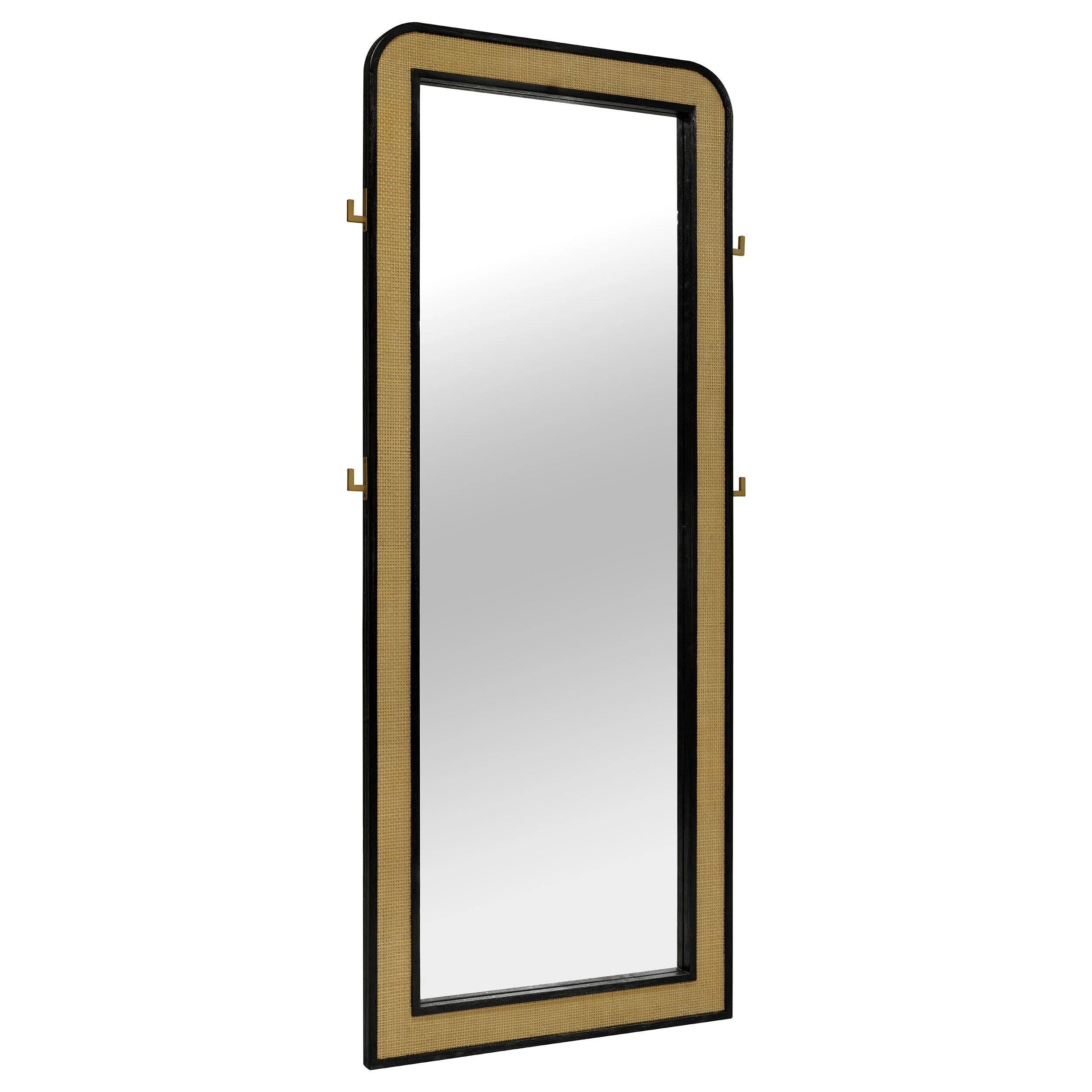 Arini Cane Weave Full Length Standing Floor Mirror - Image 6