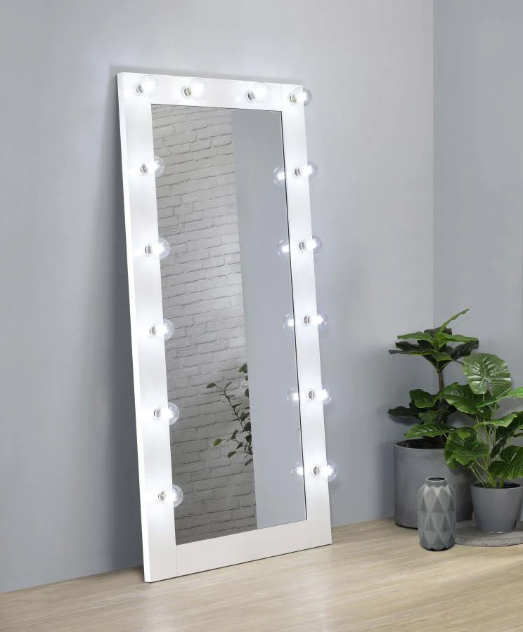 Zayan 32 x 71 Inch Floor Mirror LED ing Gloss