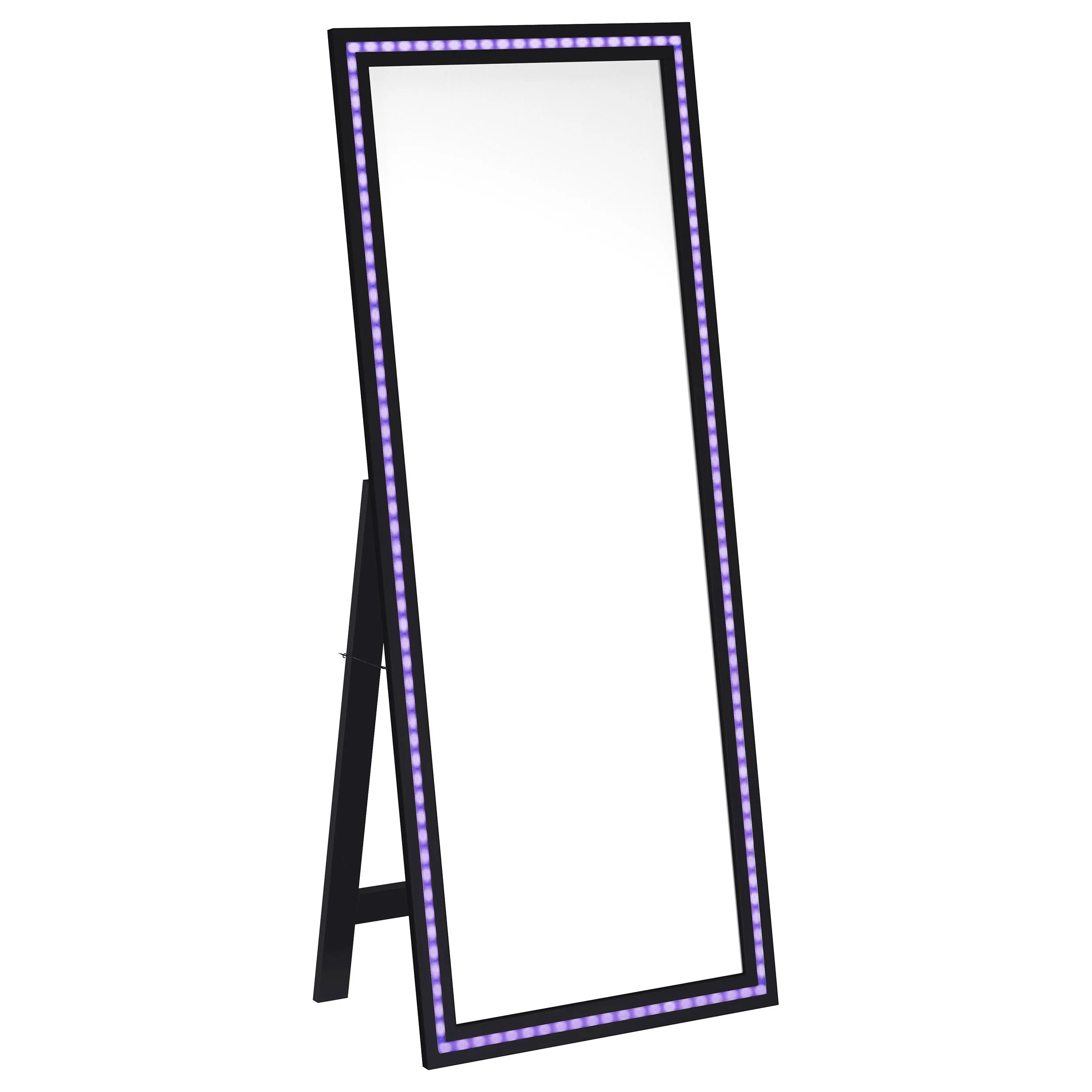 Windrose 28 x 67 Inch Tempered LED Standing Mirror - Image 23
