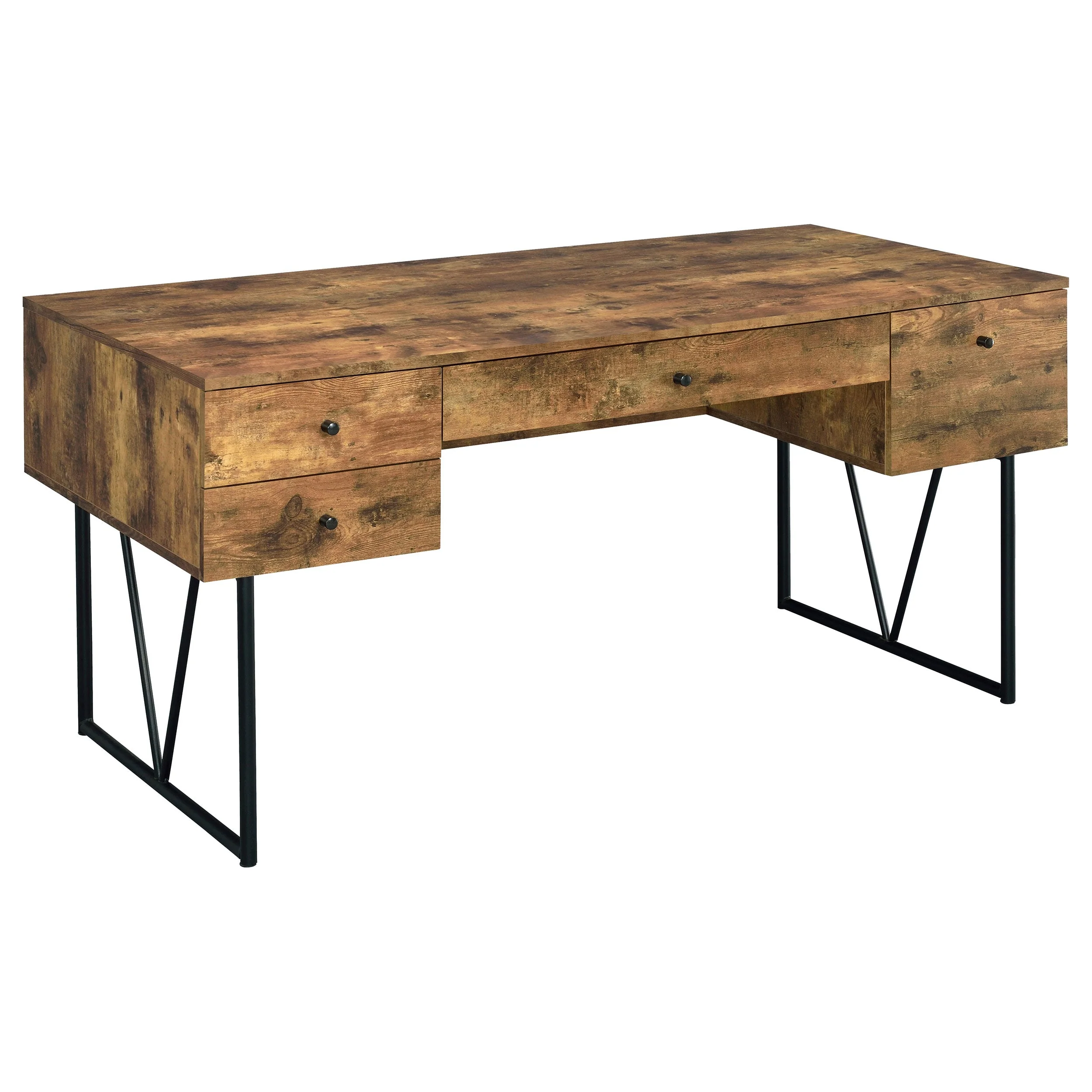 Analiese 63-inch 4-drawer Writing Desk - Image 3