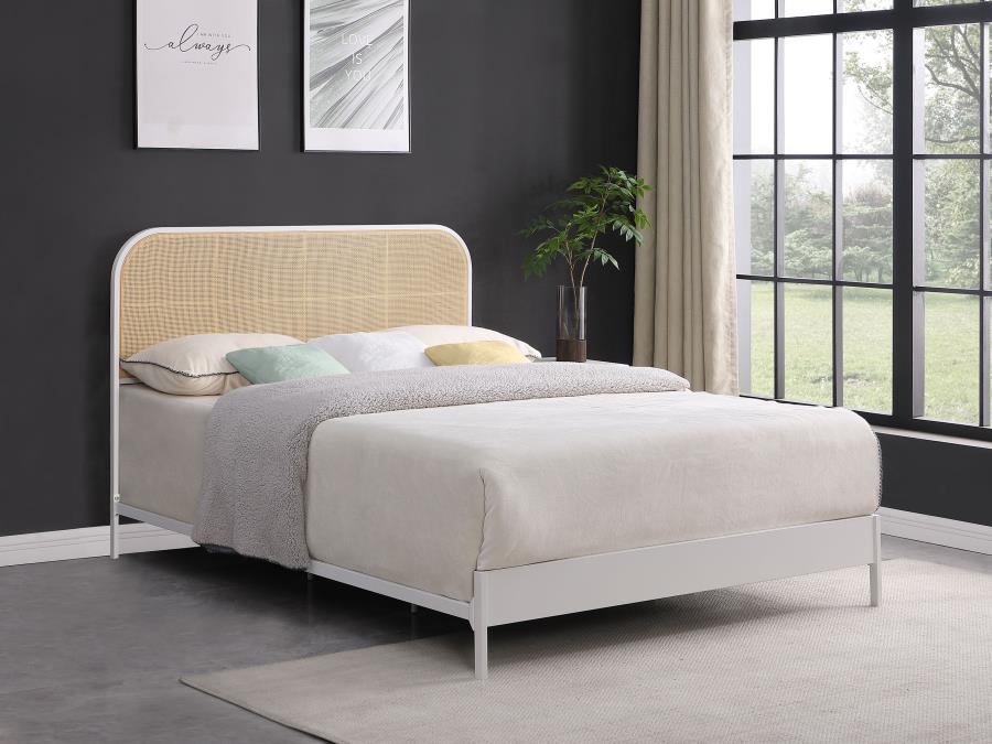 Amherst Radio Weave Rattan Metal Bed - Image 2