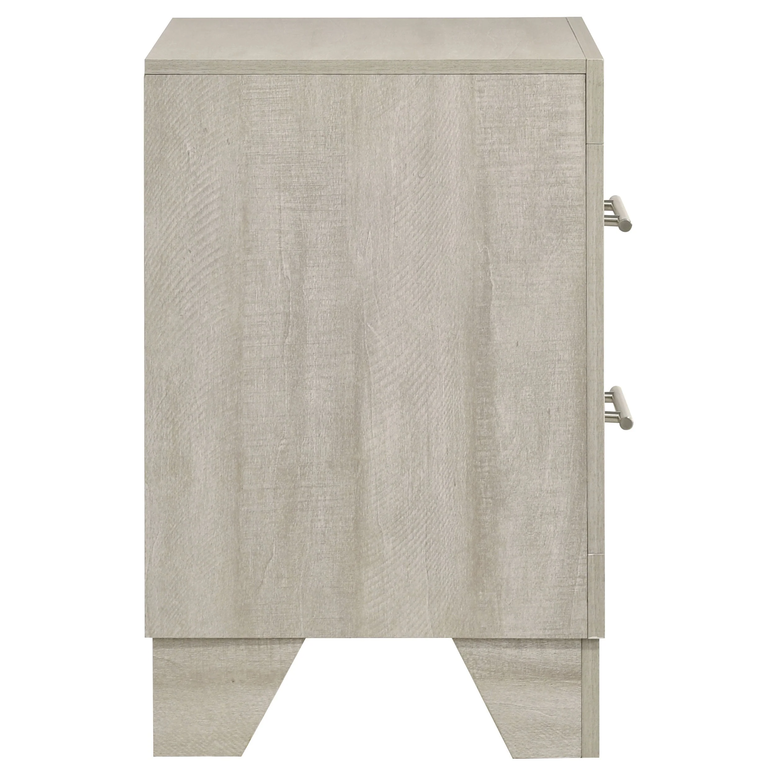 Trenton 2-drawer Nightstand Bedside Table Rustic Cream - Image 10