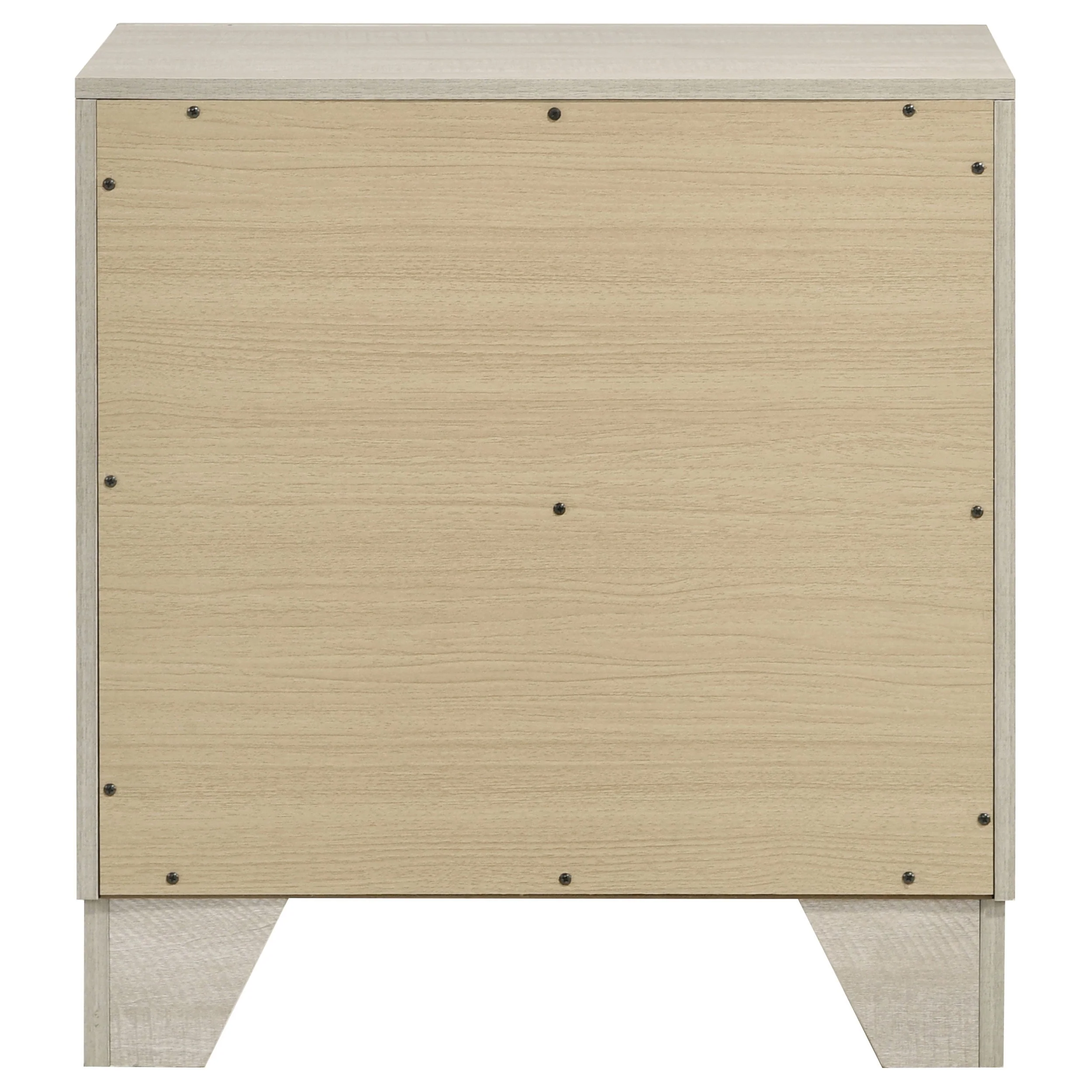 Trenton 2-drawer Nightstand Bedside Table Rustic Cream - Image 8