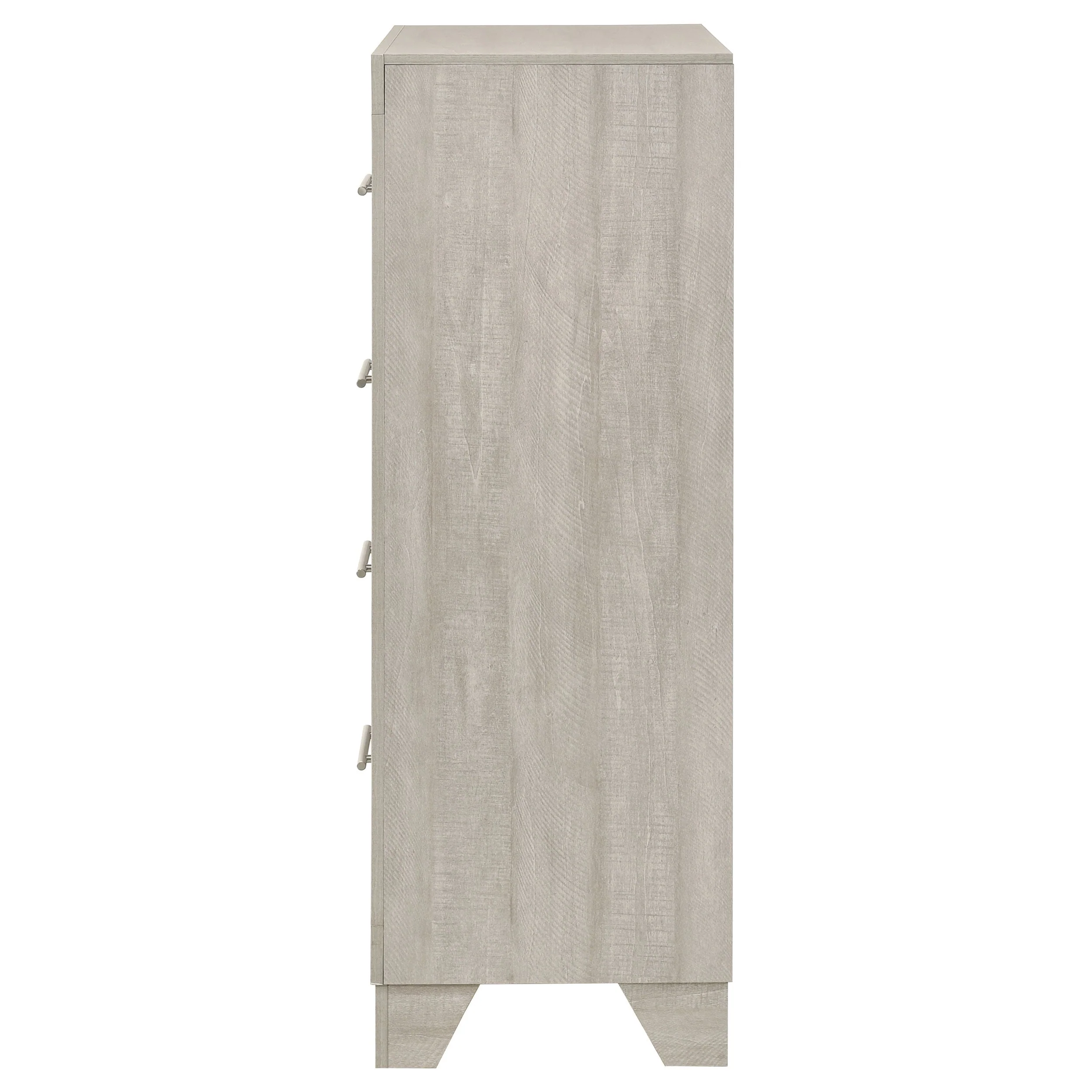 Trenton 4-drawer Bedroom Chest of Drawers Rustic Cream - Image 6