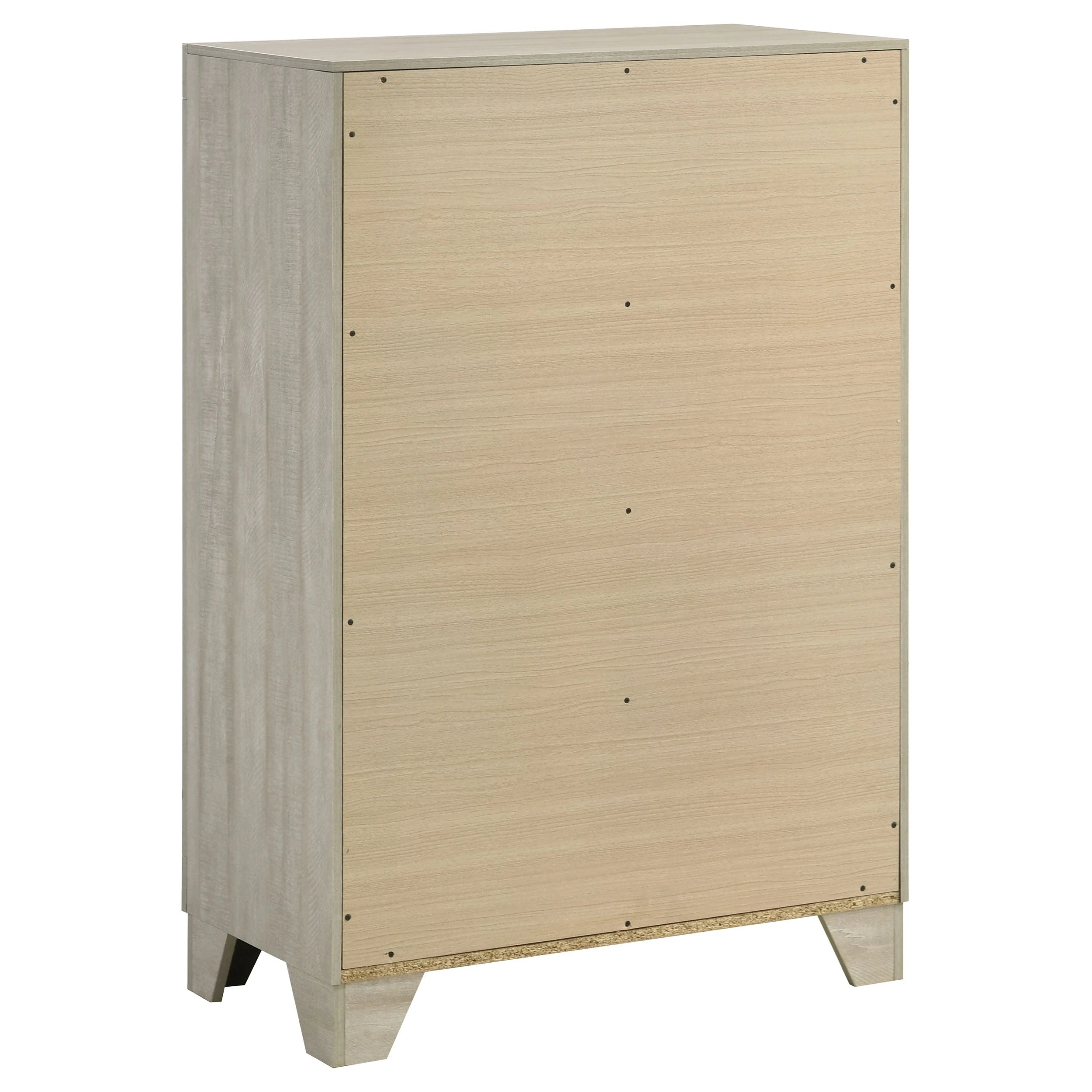 Trenton 4-drawer Bedroom Chest of Drawers Rustic Cream - Image 7