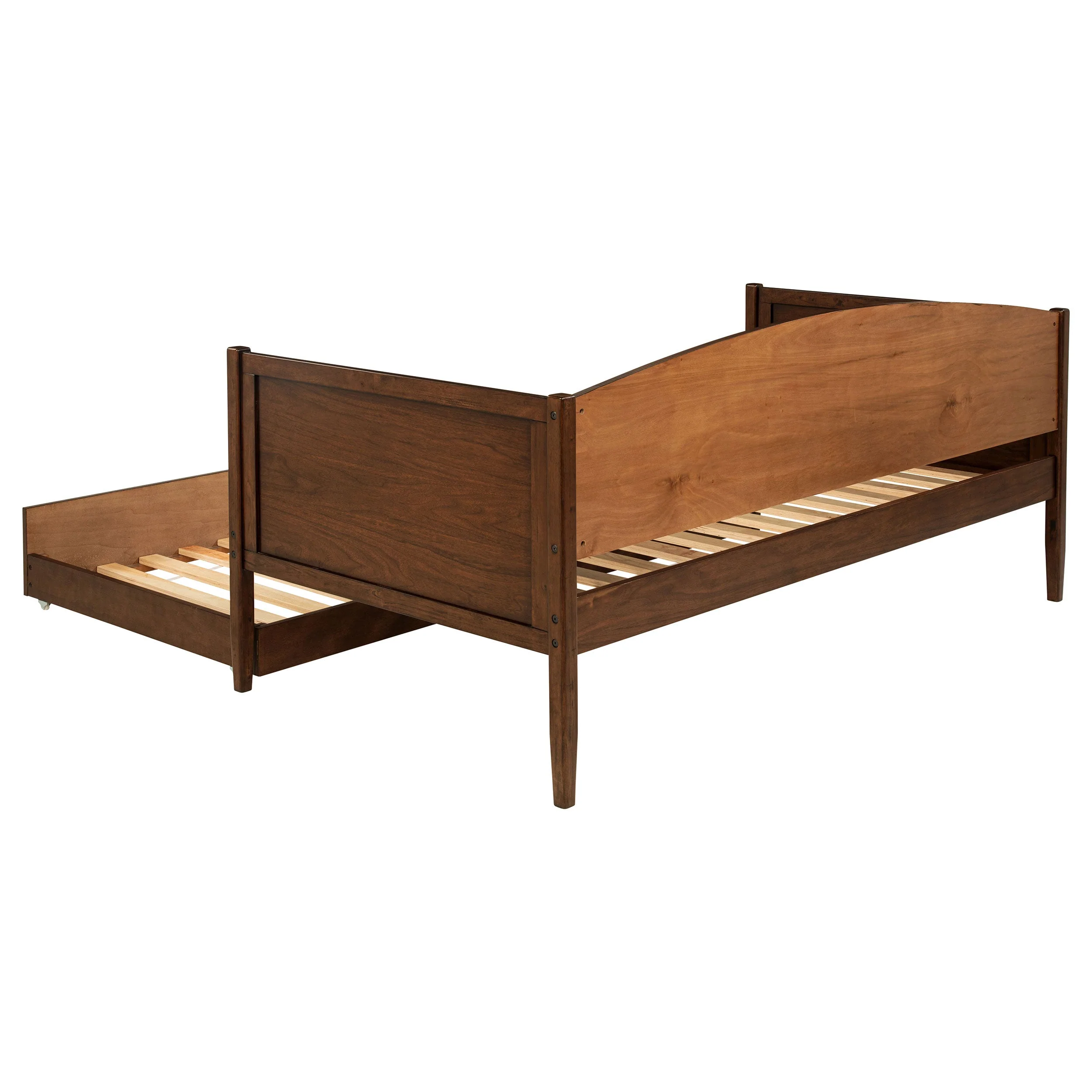 Bozeman Wood Twin Daybed With Trundle Medium Walnut - Image 10