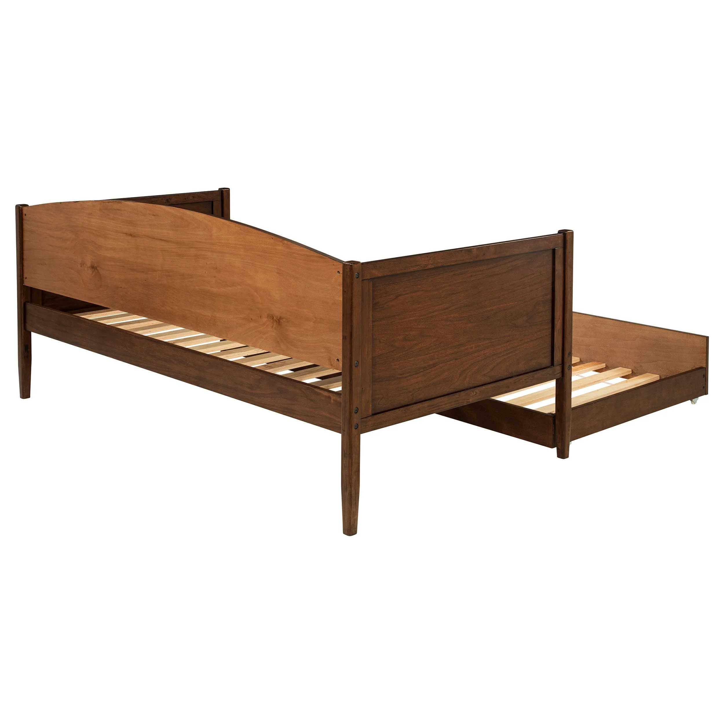 Bozeman Wood Twin Daybed With Trundle Medium Walnut - Image 12