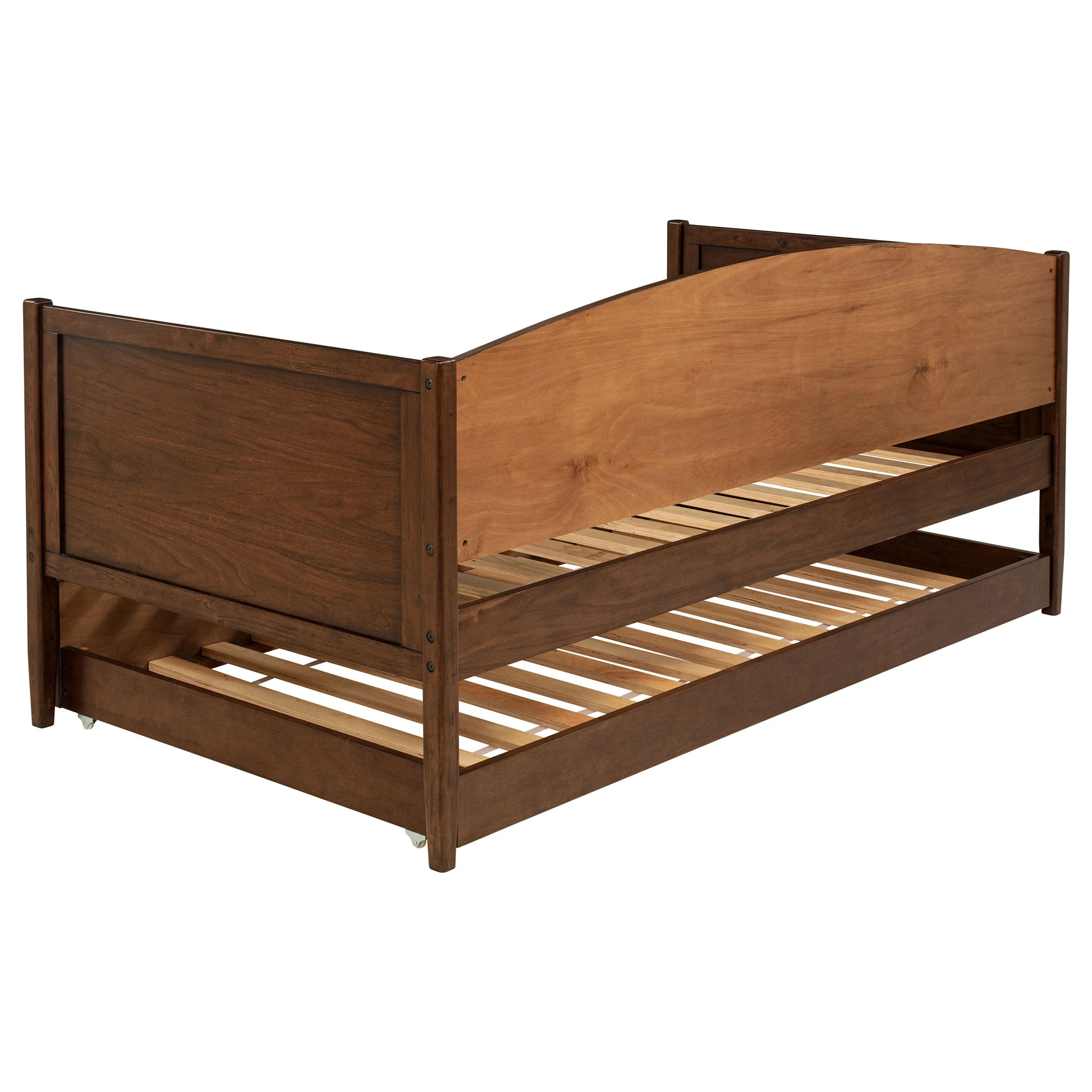 Bozeman Wood Twin Daybed With Trundle Medium Walnut - Image 9