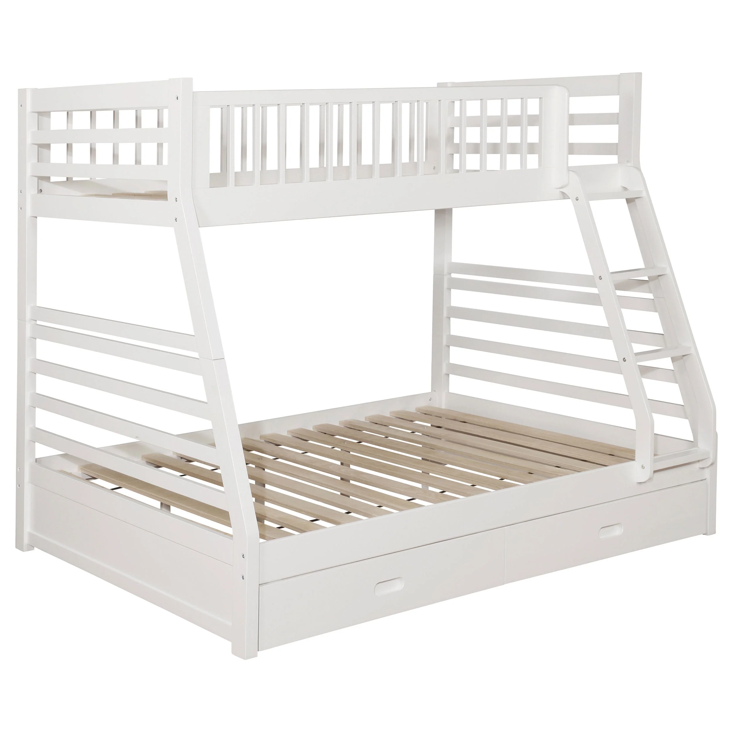 Ashton 2-drawer Wood Twin Over Full Bunk Bed - Image 5