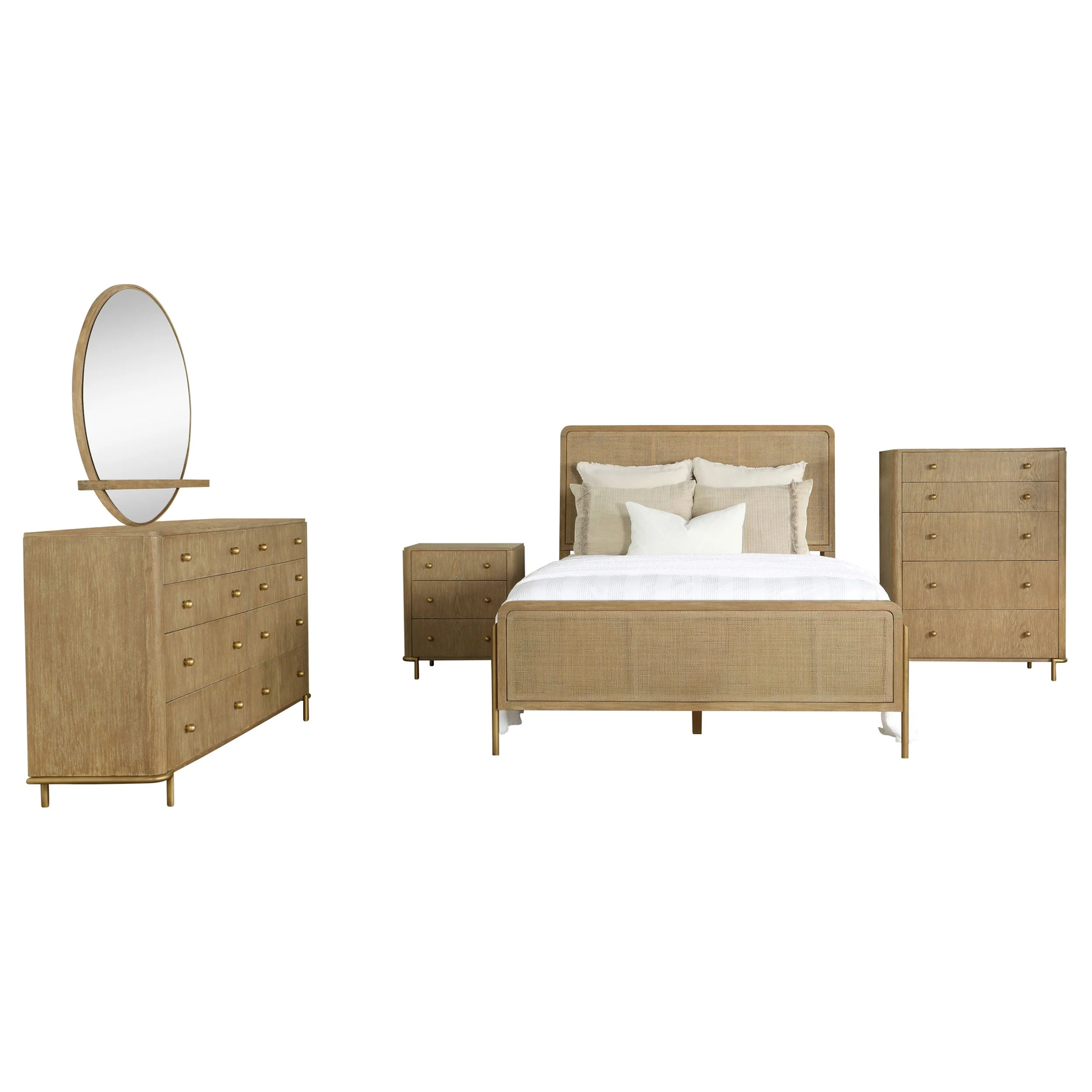Arini Bedroom Set and Cane - Image 30