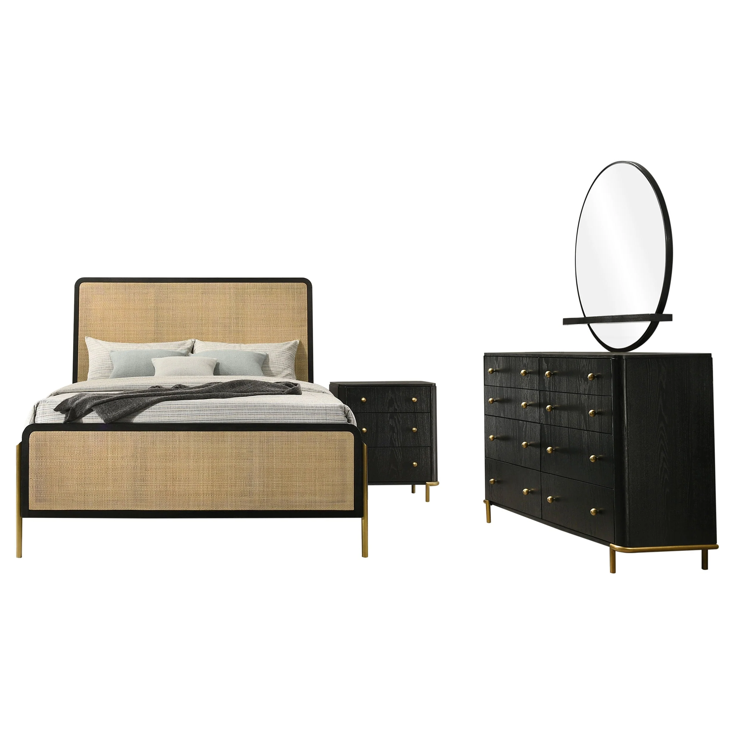 Arini Bedroom Set and Cane - Image 33