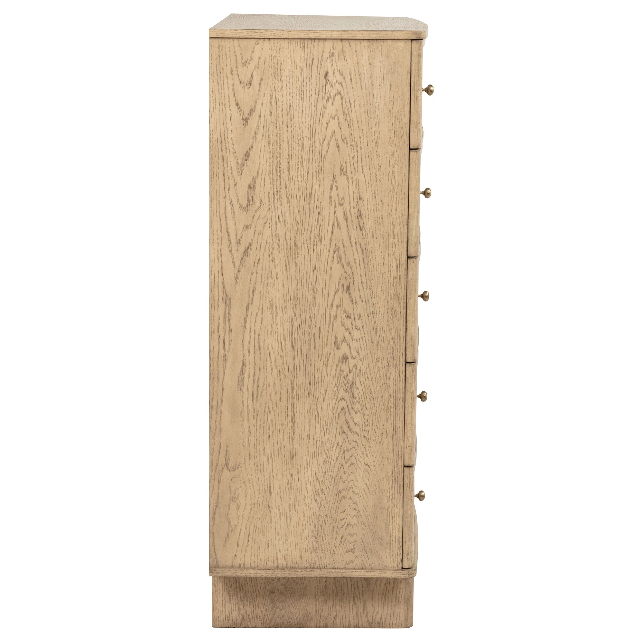 Kailani 5-drawer Bedroom Chest of Drawers Beige Oak - Image 10