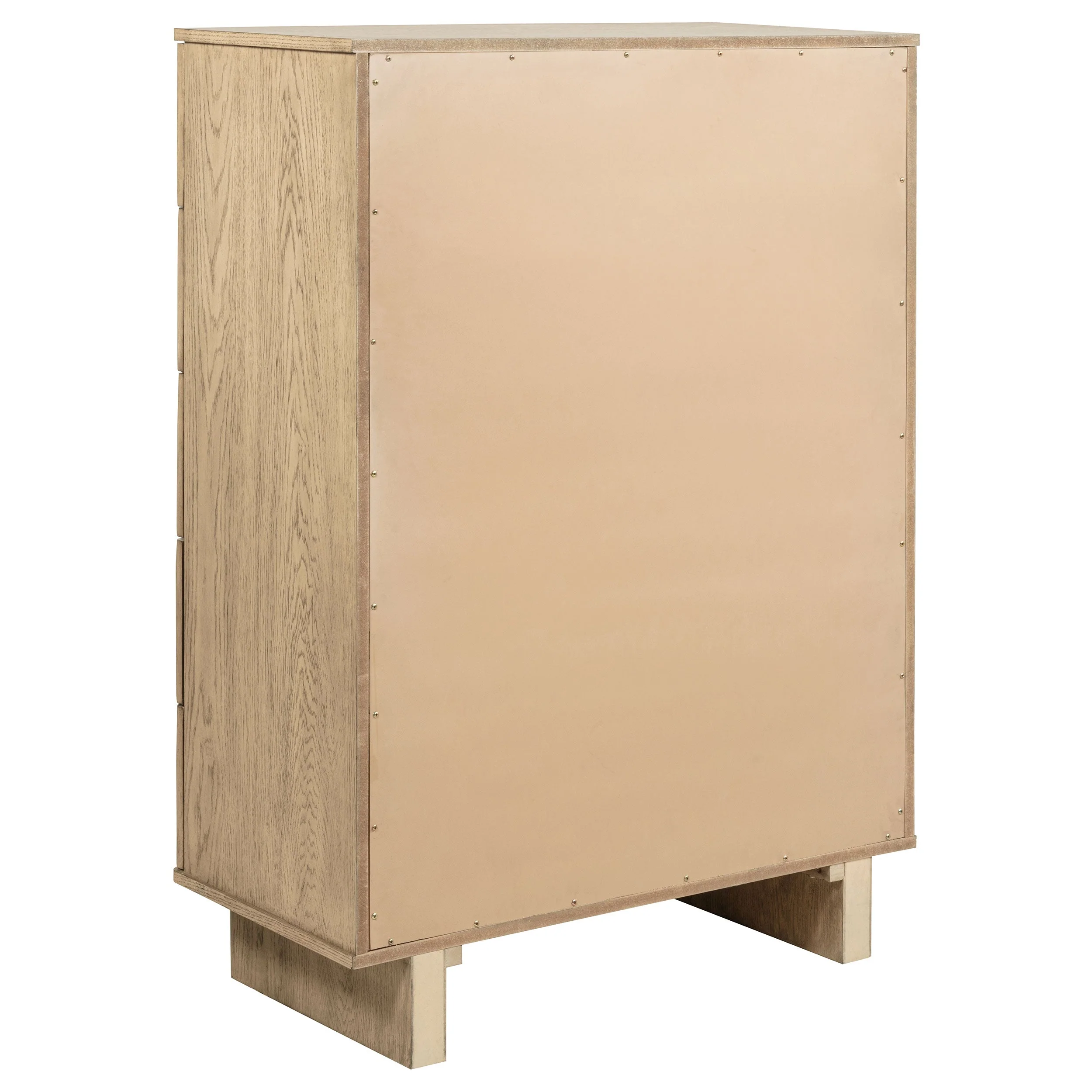 Kailani 5-drawer Bedroom Chest of Drawers Beige Oak - Image 7