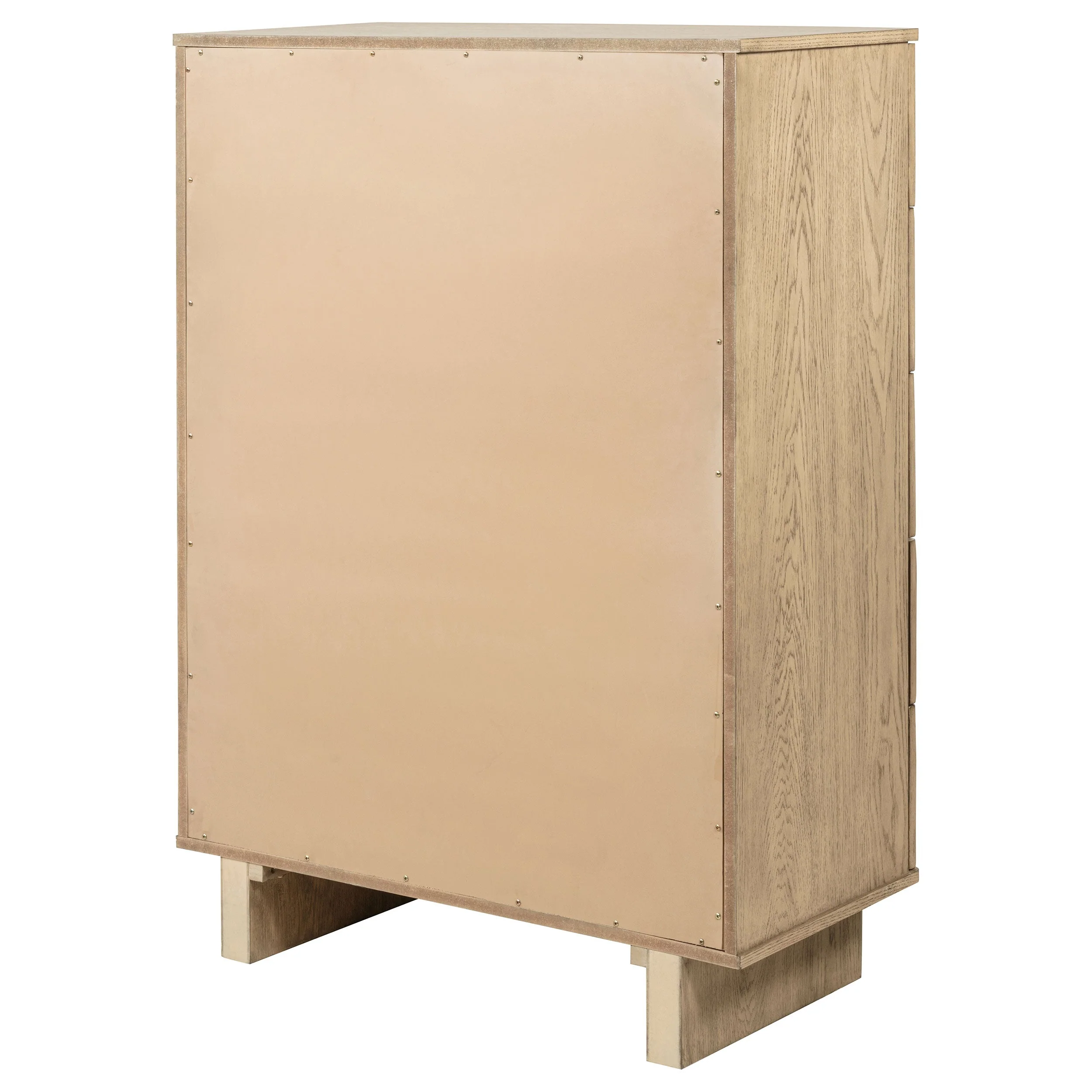 Kailani 5-drawer Bedroom Chest of Drawers Beige Oak - Image 9