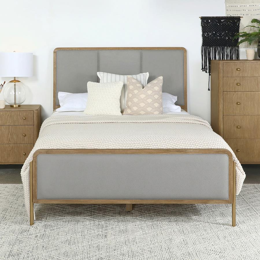 Arini Upholstered Panel Bed - Image 2