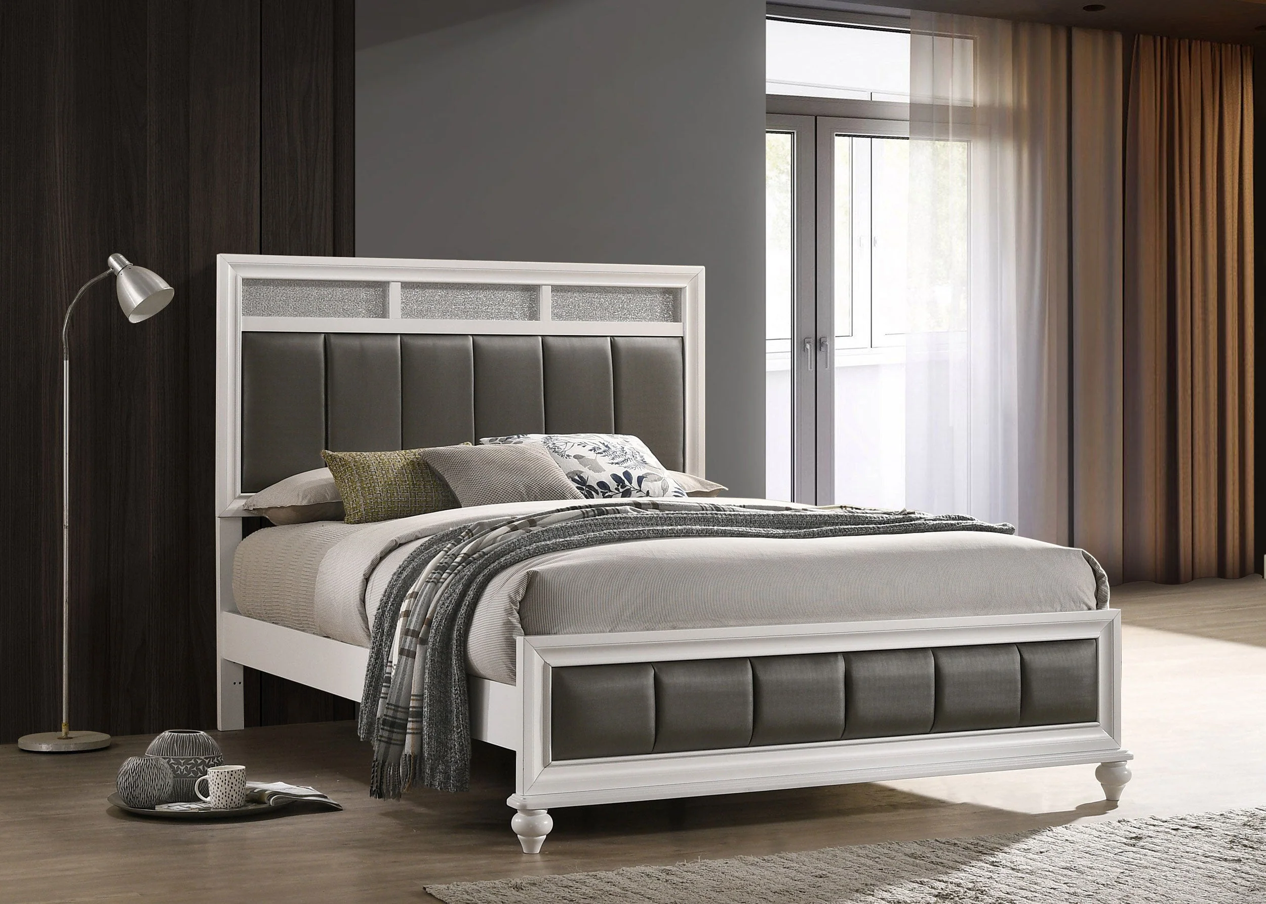 Barzini Wood Panel Bed - Image 7