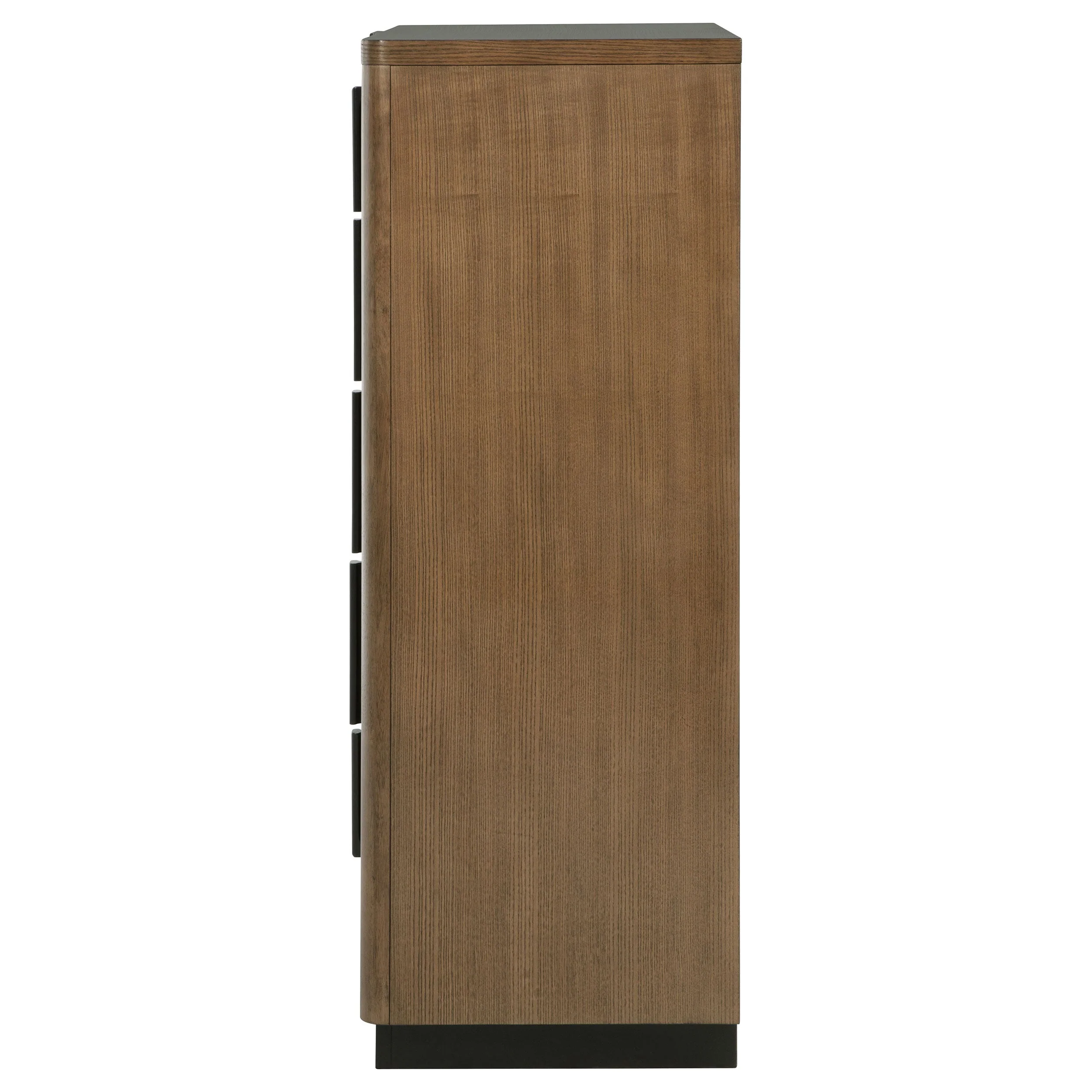 Terrace 5-drawer Chest of Drawers Ash Brown - Image 6