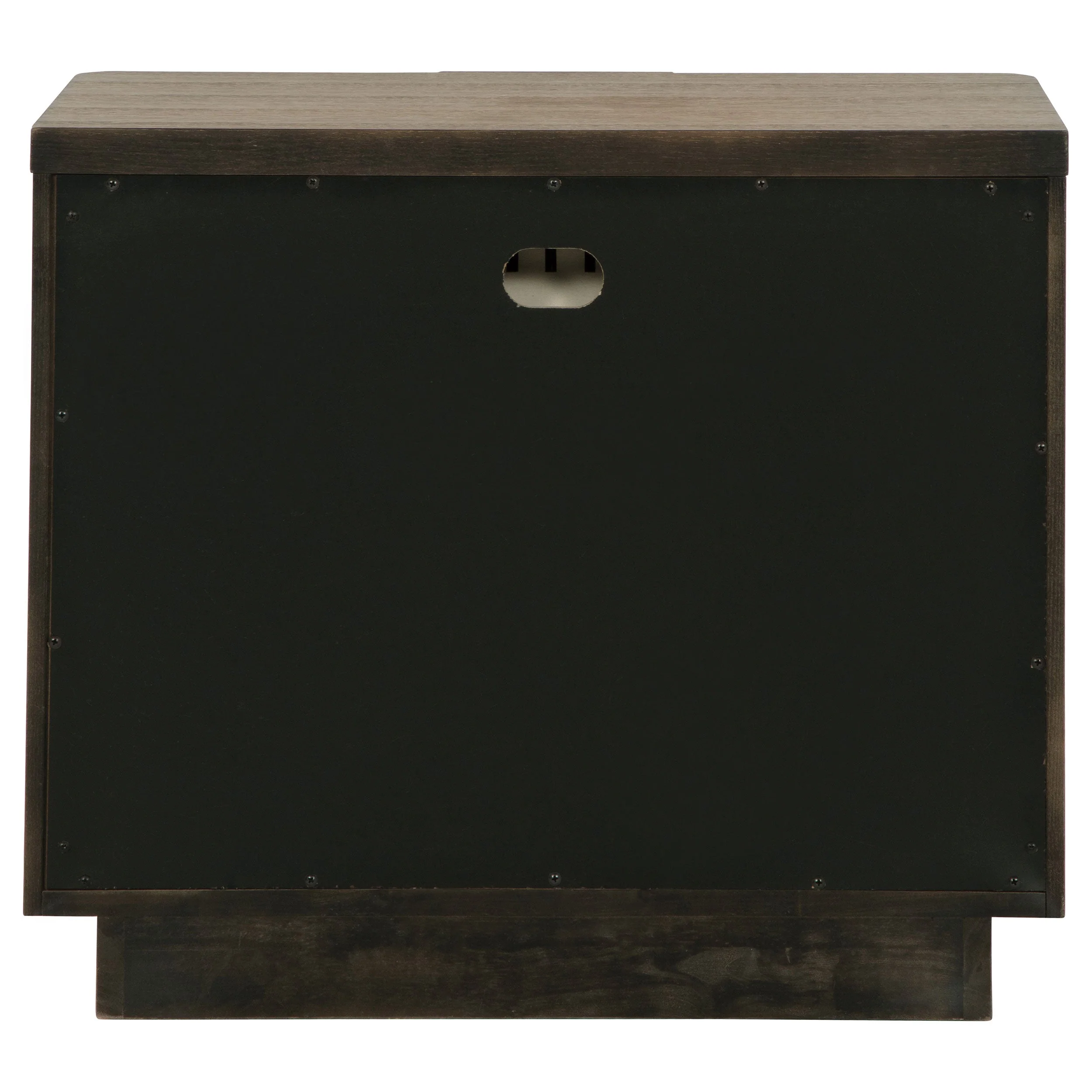 Terrace 2-drawer Nightstand Bedside Table Ash Brown - Image 8