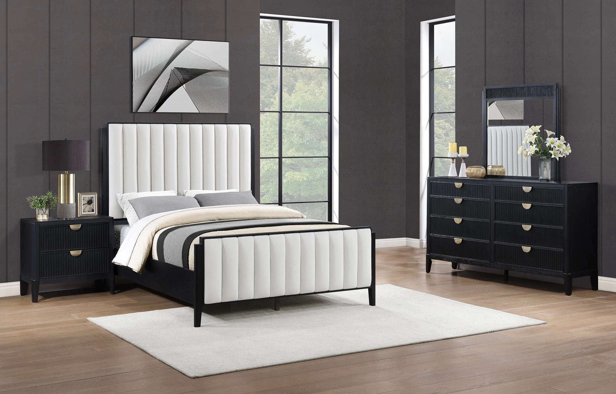 Brookmead Upholstered Bedroom Set - Image 9