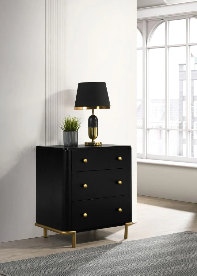 Arini 3-drawer Nightstand - Image 2