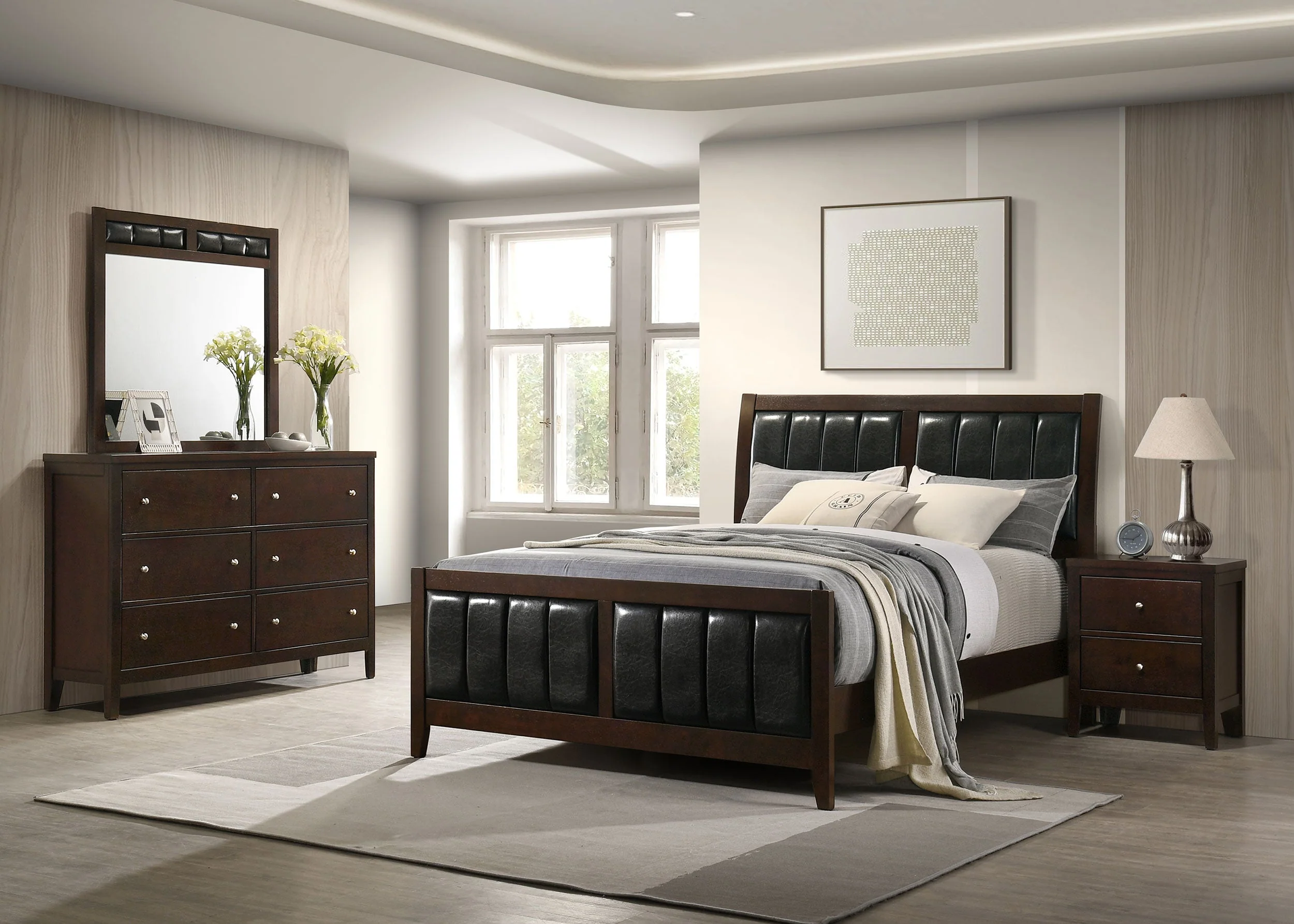 Carlton Bedroom Set Cappuccino - Image 13