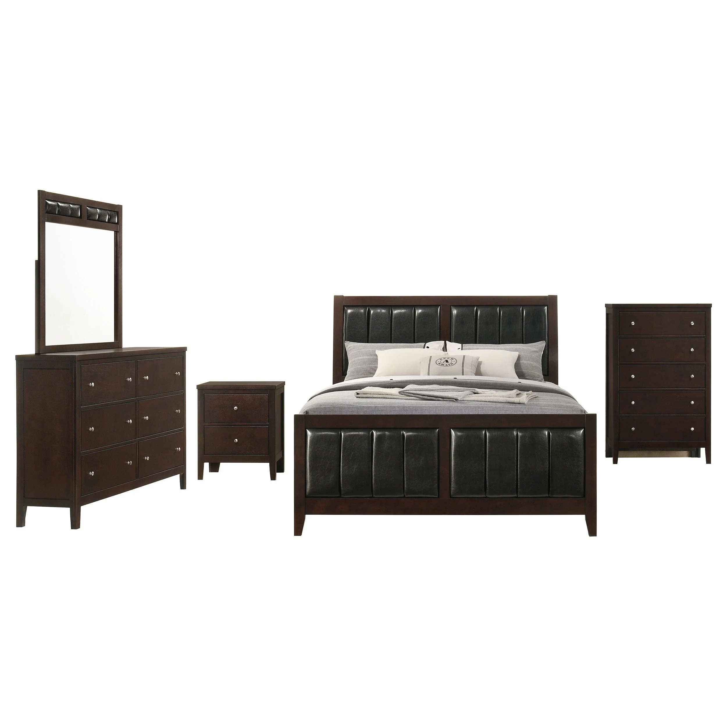Carlton Bedroom Set Cappuccino - Image 24