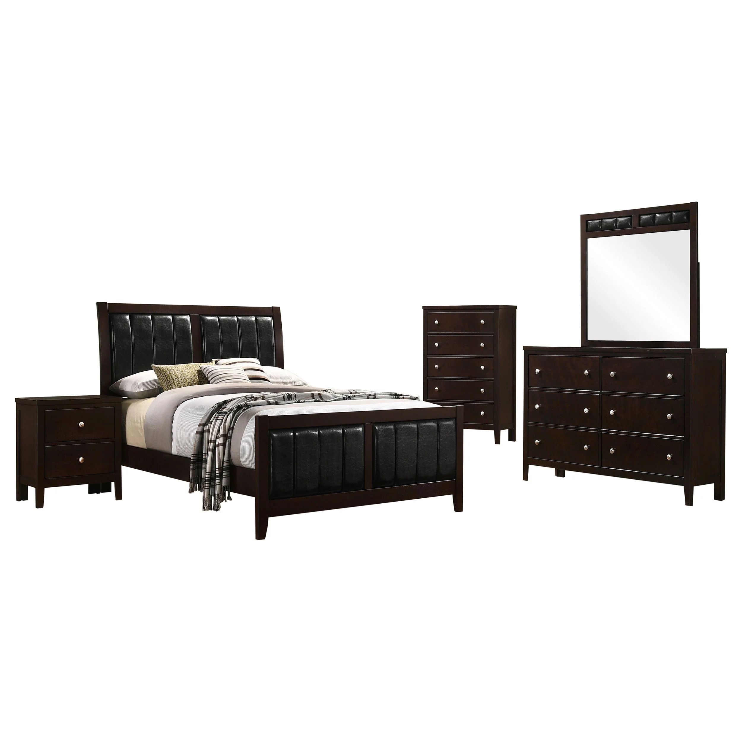 Carlton Bedroom Set Cappuccino - Image 28