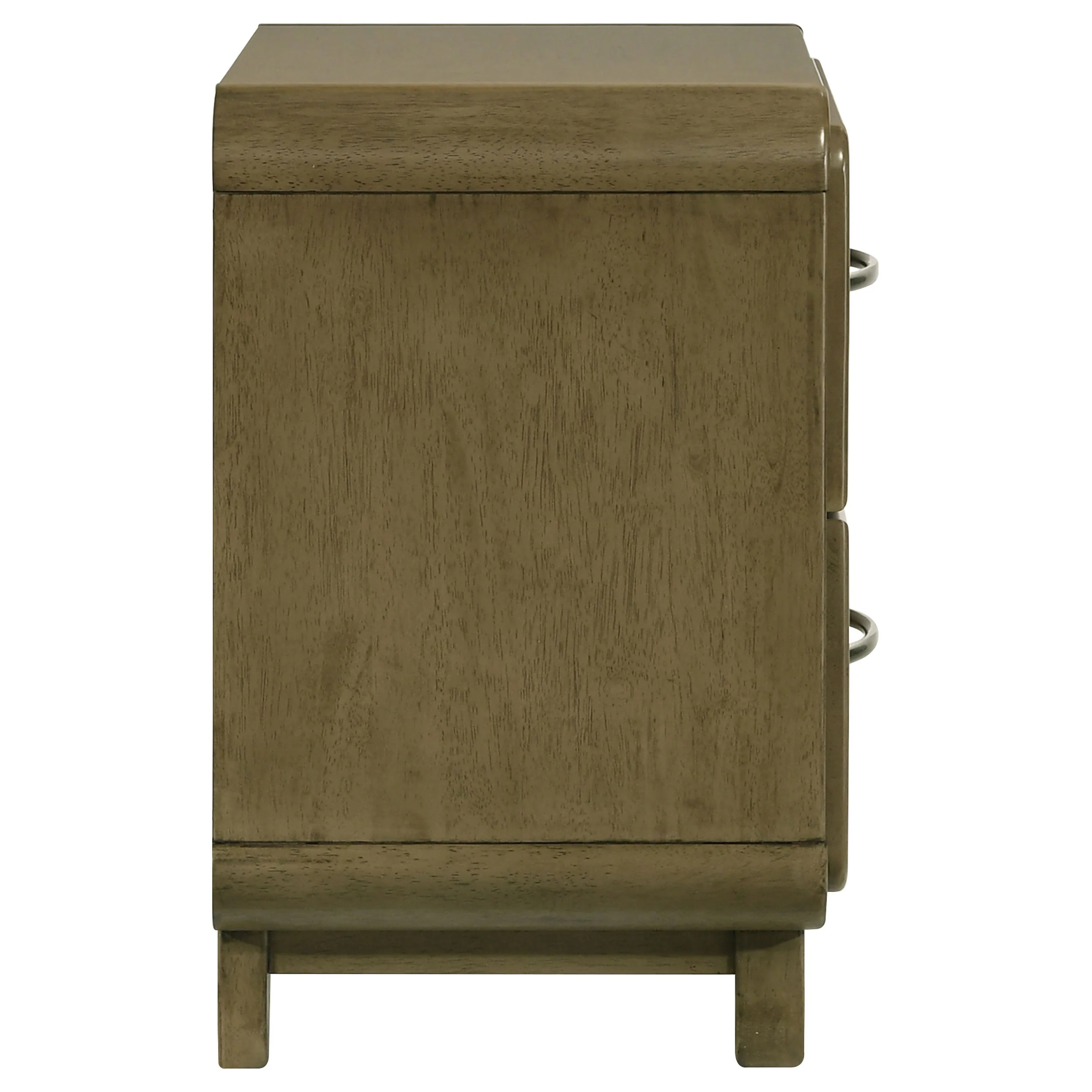 Amsbury 2-drawer Nightstand Bedside Table Nutmeg - Image 10