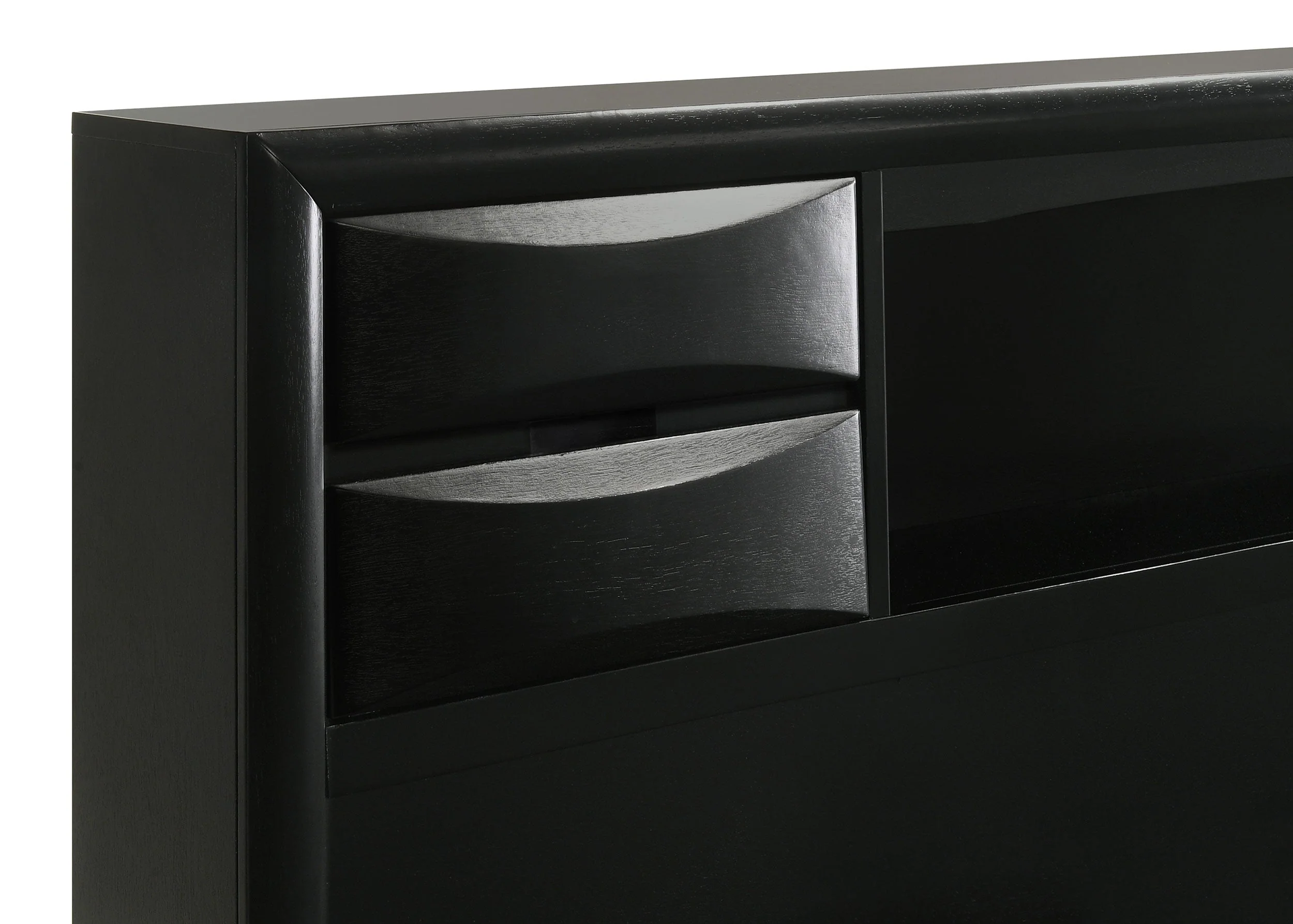 Briana Wood Storage Bookcase Bed - Image 26
