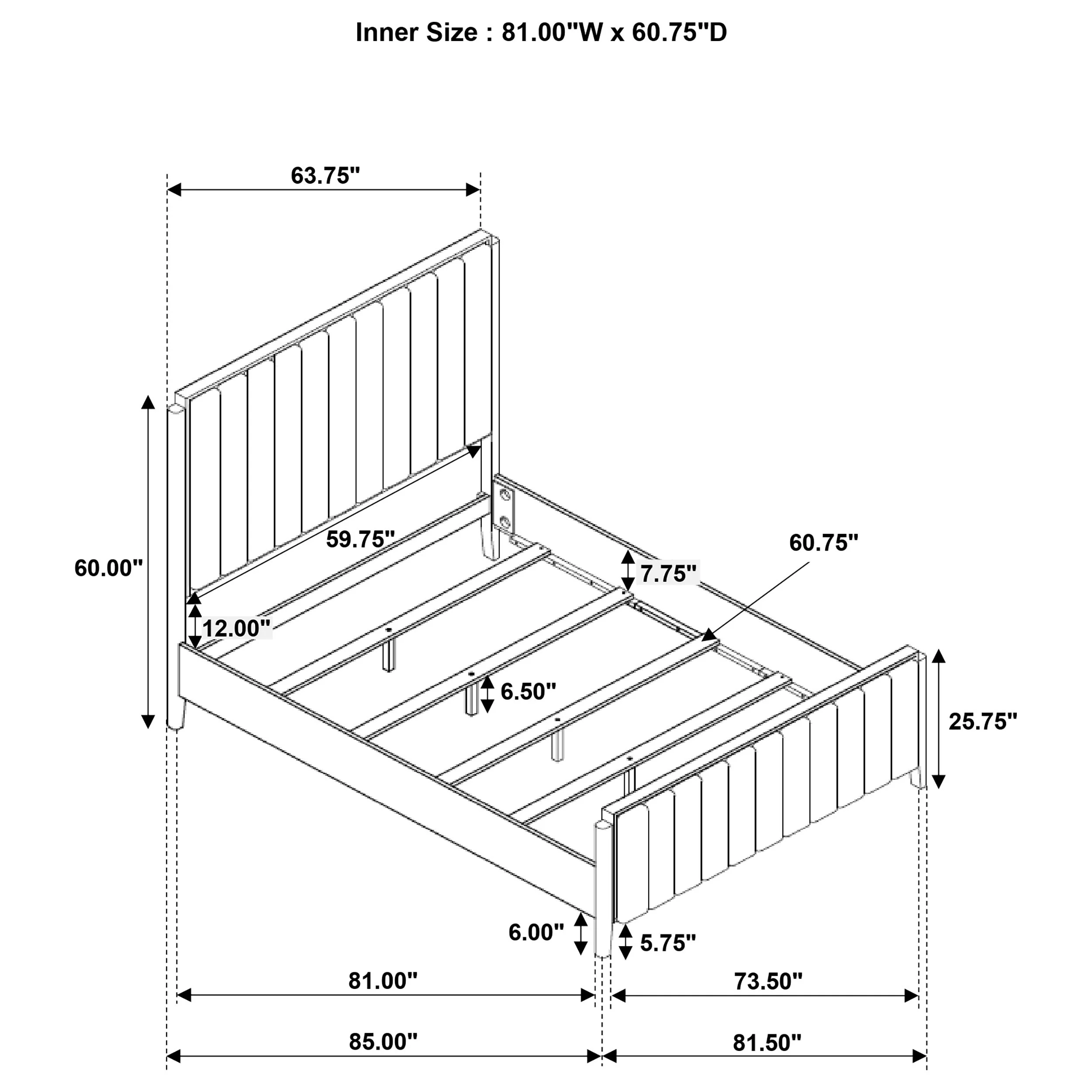 Brookmead 60-inch Upholstered Bed - Image 25