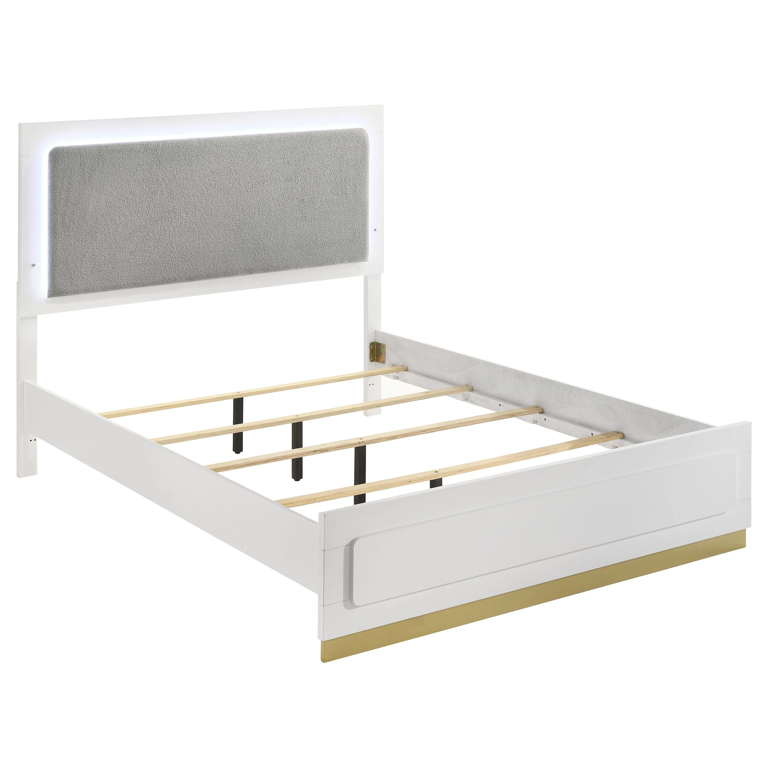 Caraway Wood LED Panel Bed - Image 11