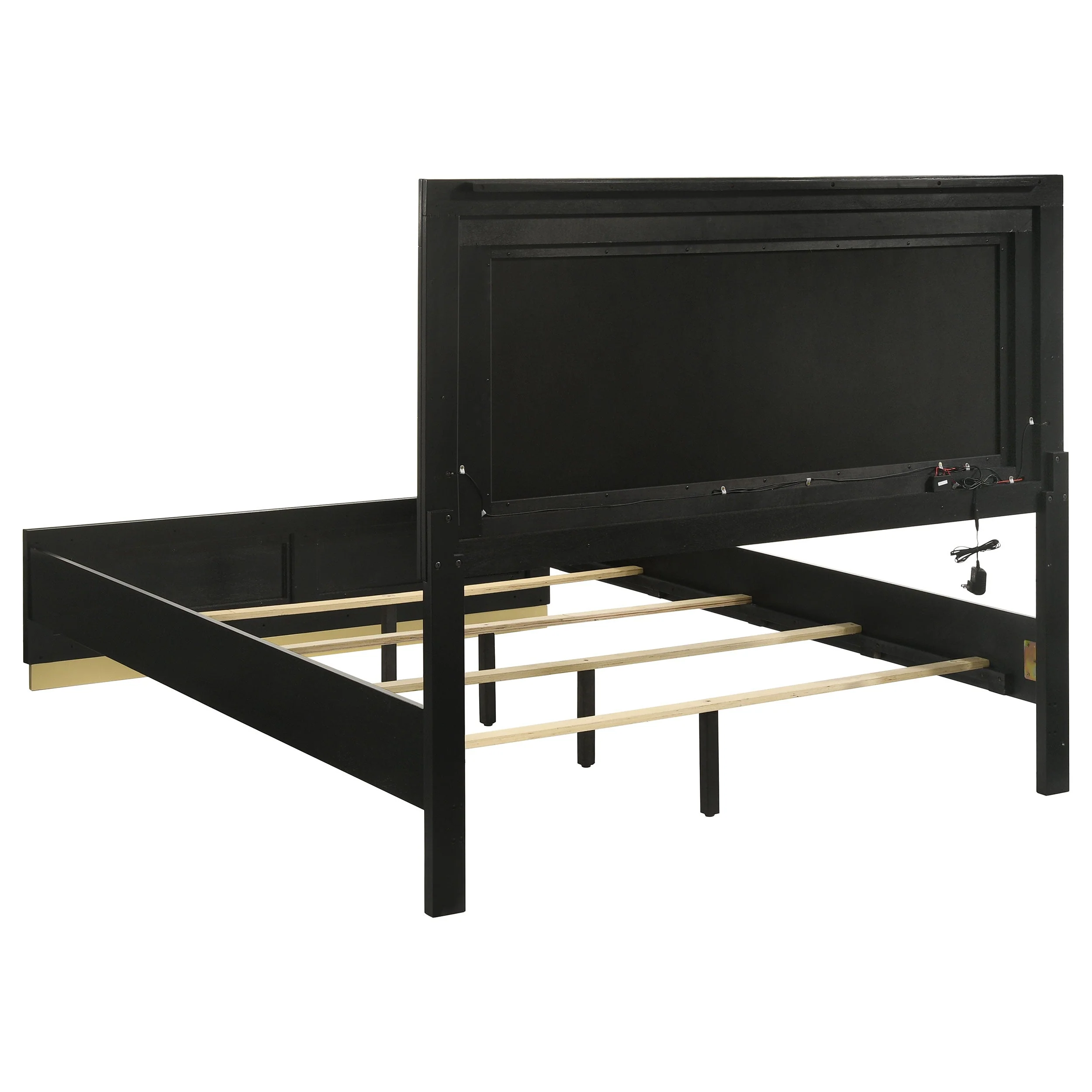 Caraway Wood LED Panel Bed - Image 26