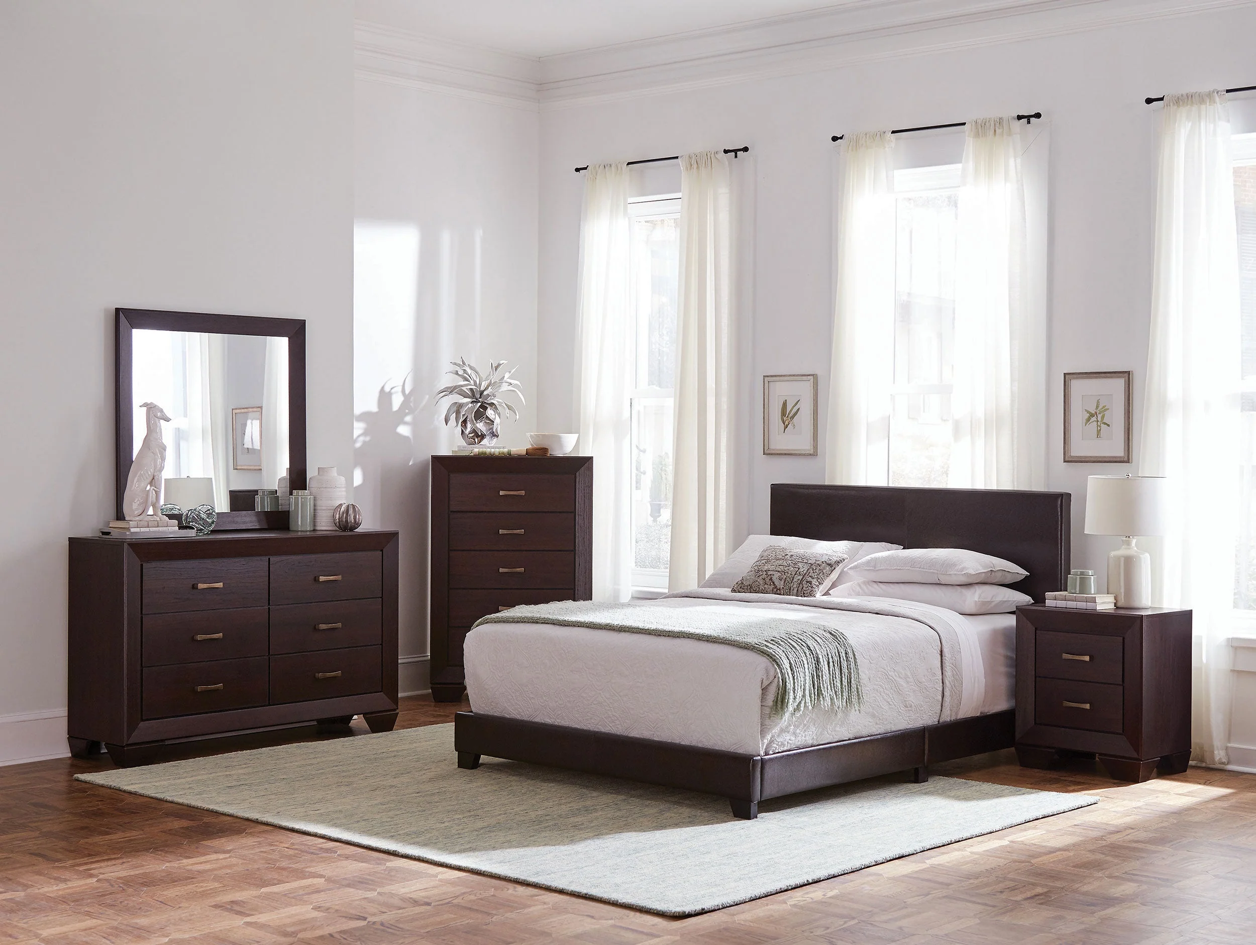Dorian Bedroom Set Dark Cocoa - Image 14
