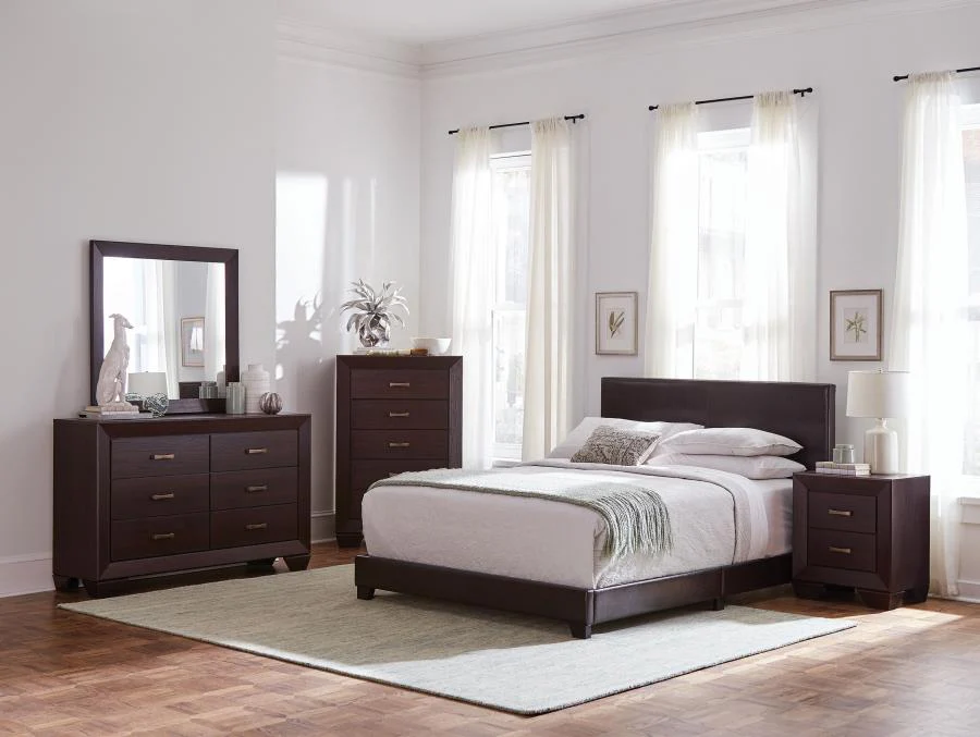 Dorian Bedroom Set Dark Cocoa - Image 4