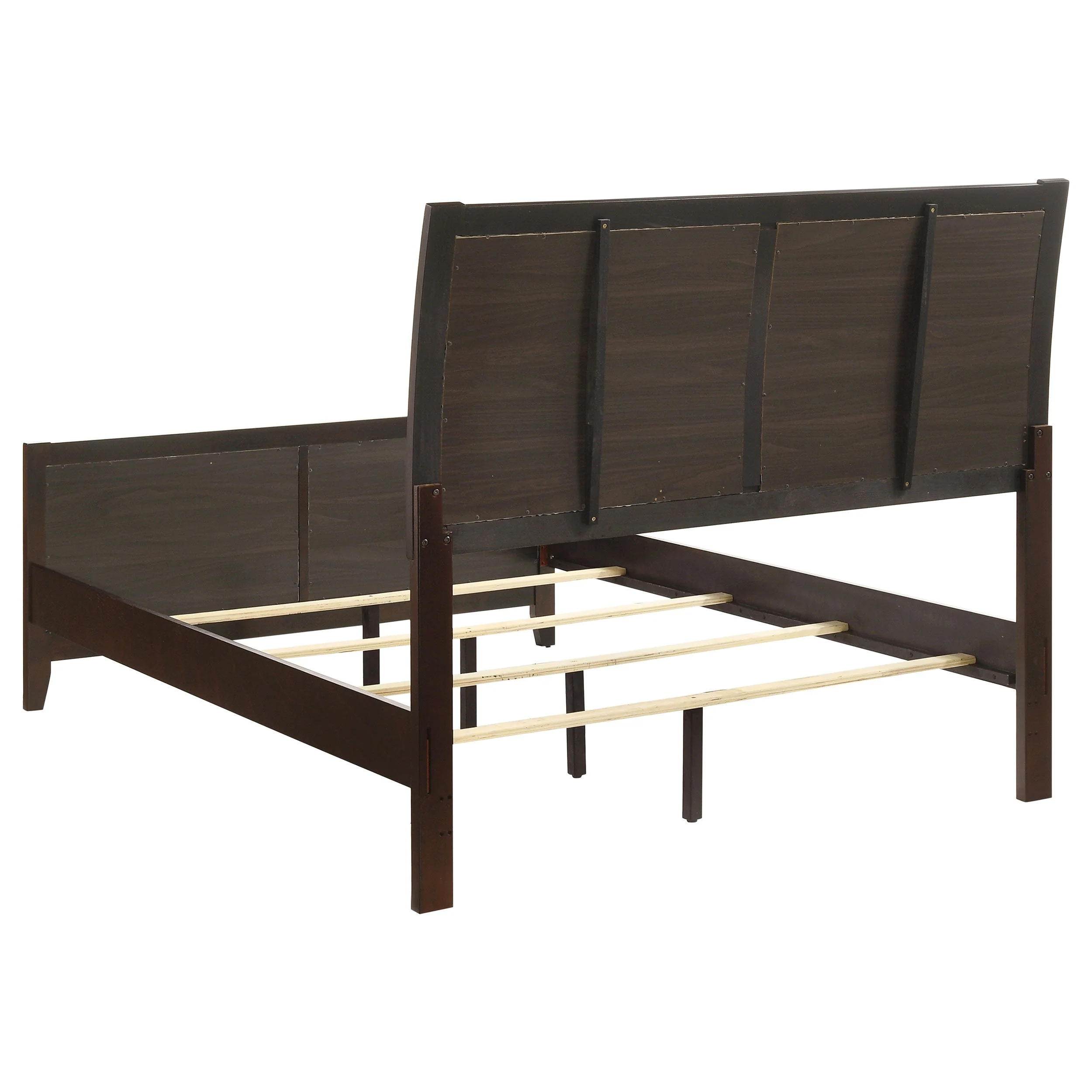 Carlton Wood Panel Bed Cappuccino - Image 29