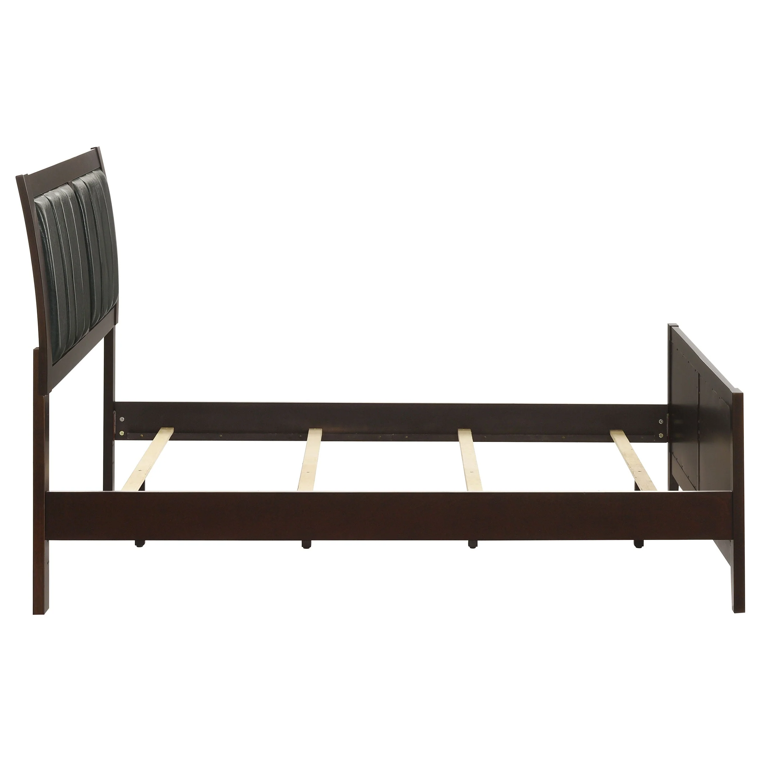 Carlton Wood Panel Bed Cappuccino - Image 34