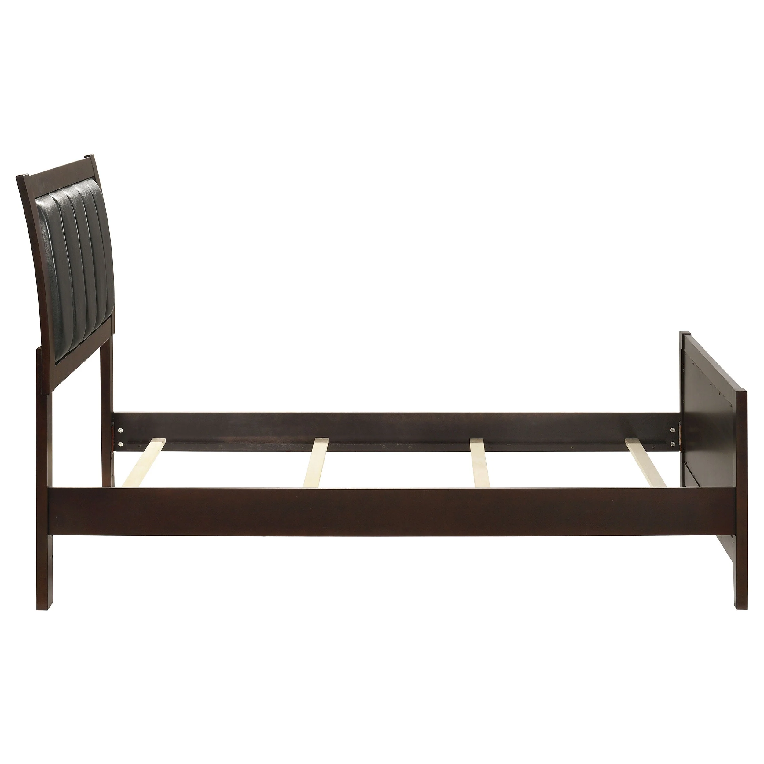 Carlton Wood Panel Bed Cappuccino - Image 35